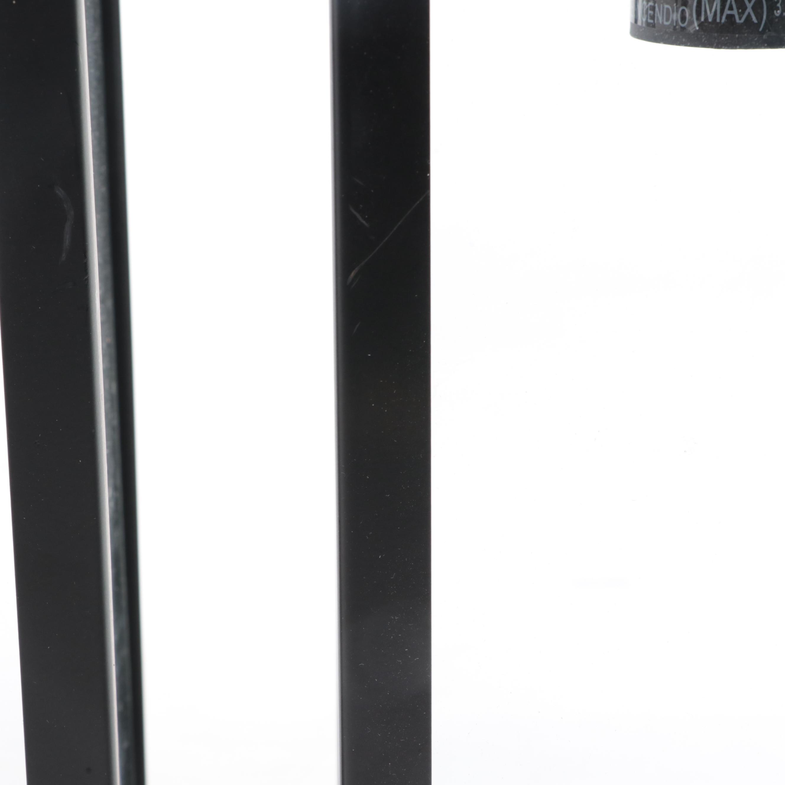 Quoizel Black Metal Rectangular Pendant Wall Sconces