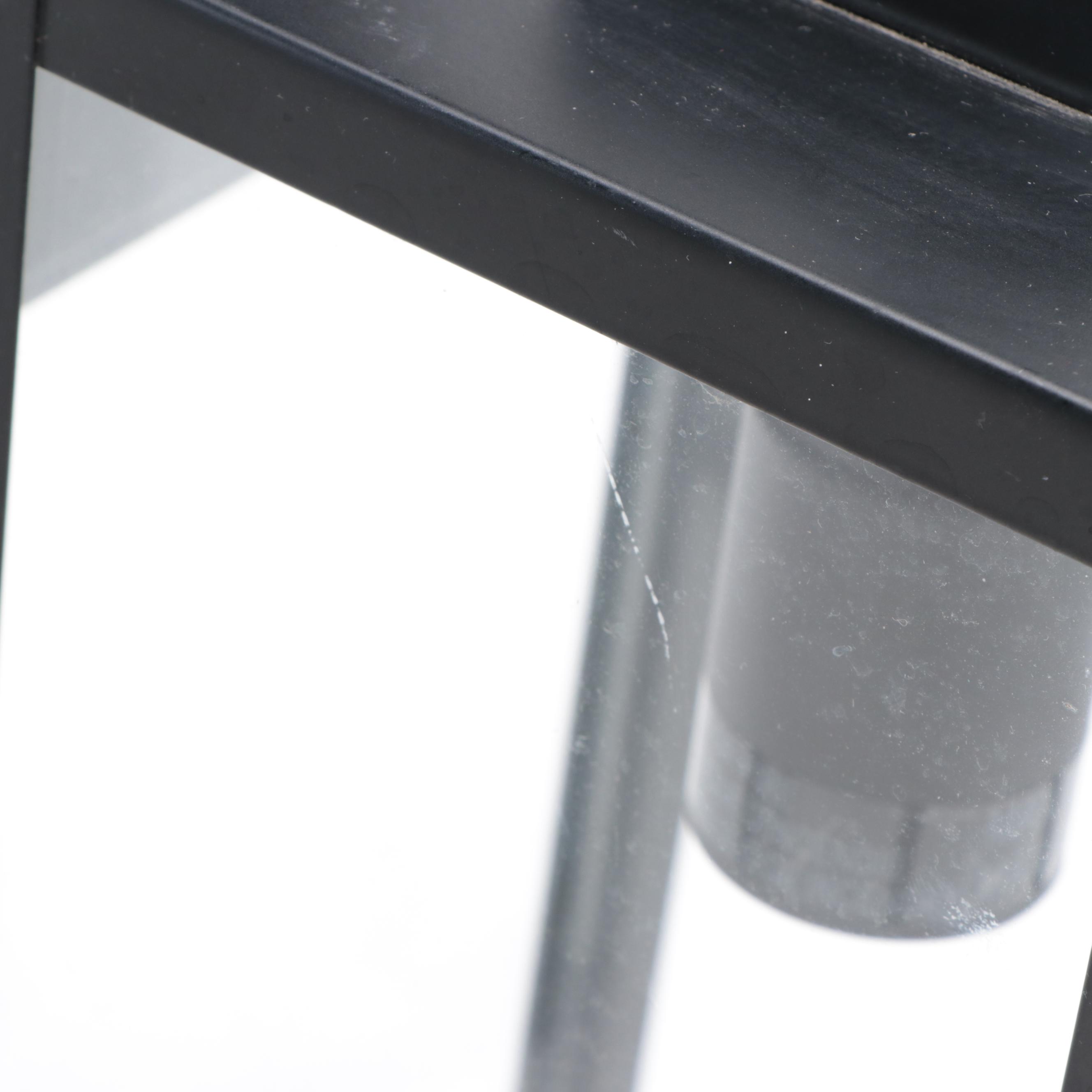 Quoizel Black Metal Rectangular Pendant Wall Sconces