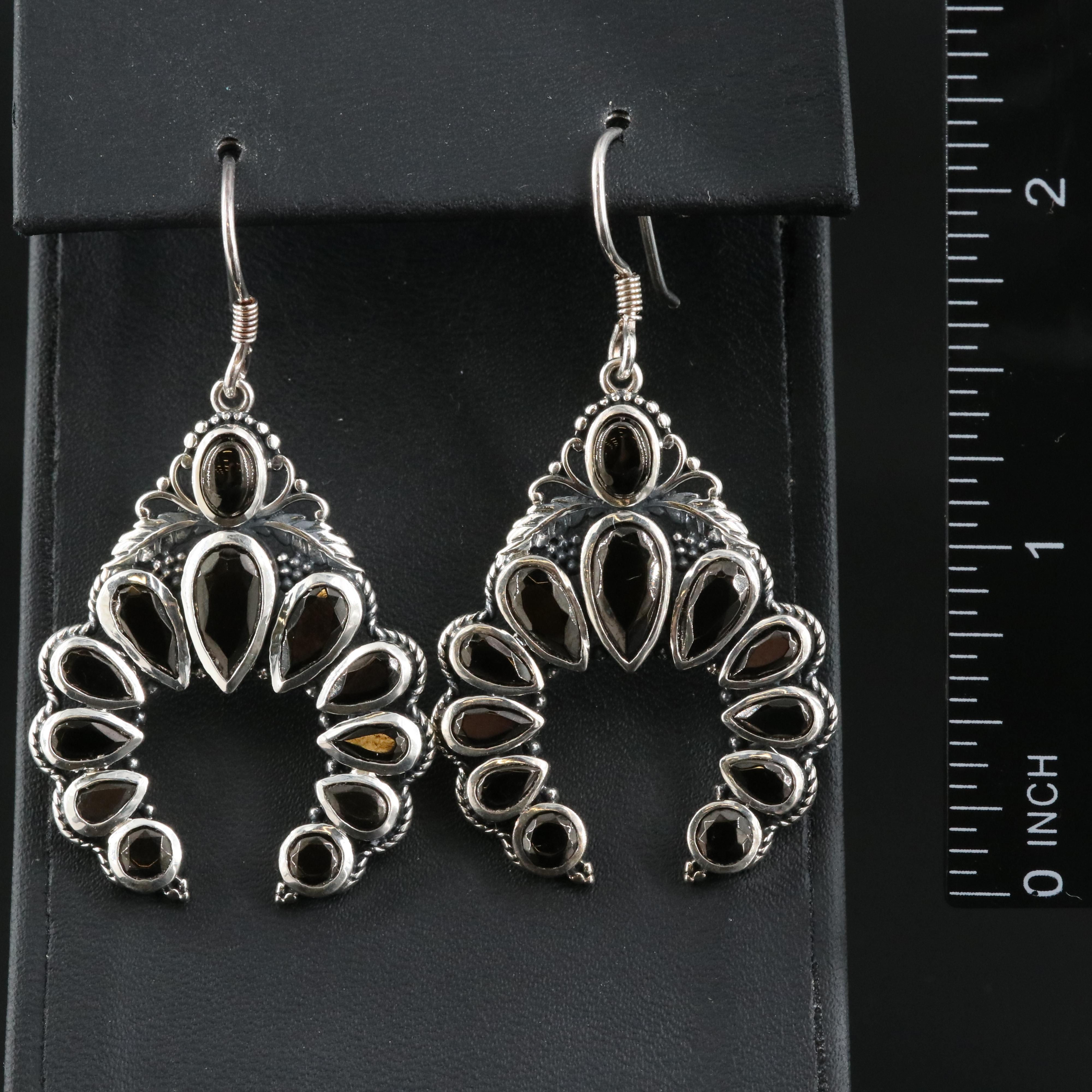 Sterling Spinel Earrings