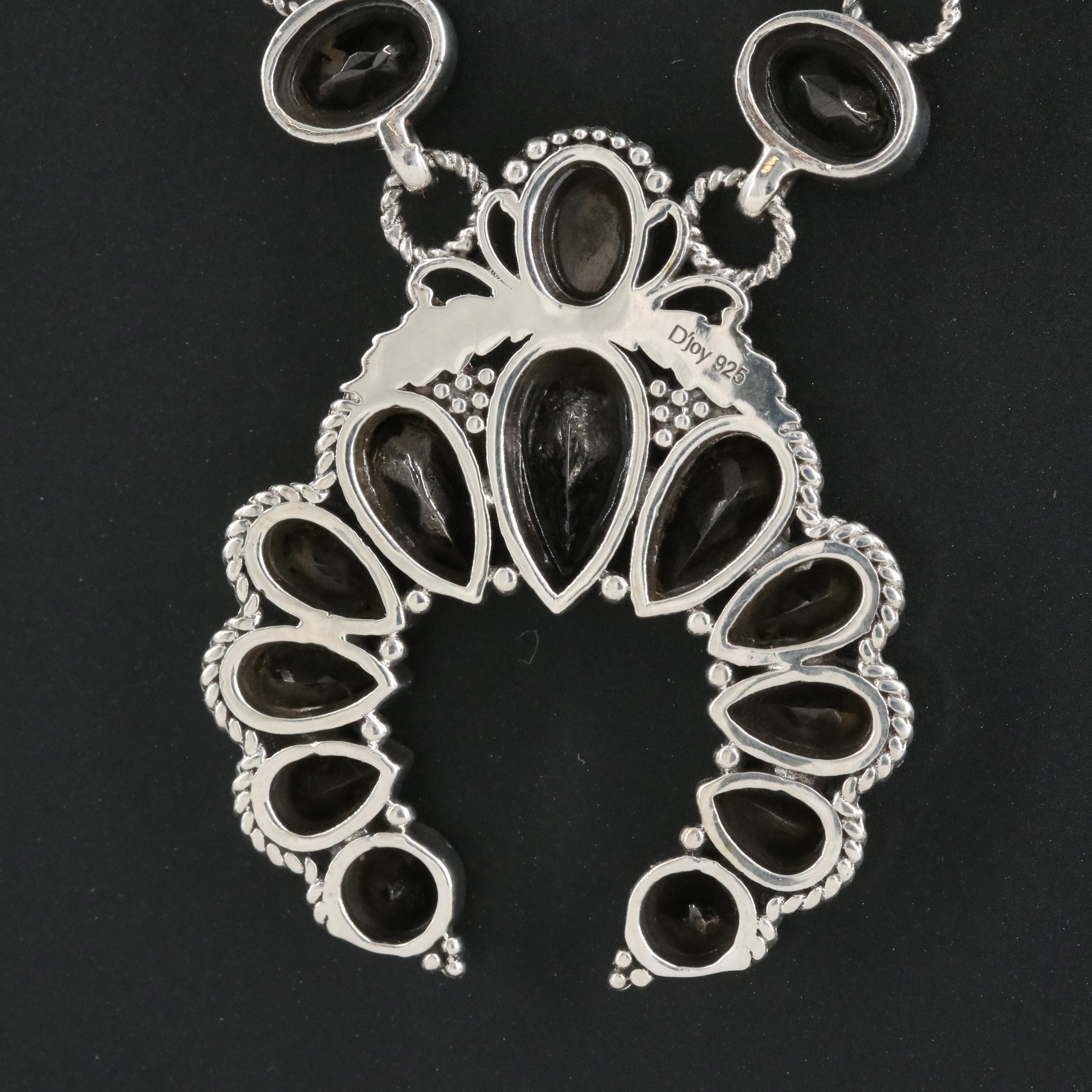 Sterling Spinel Necklace