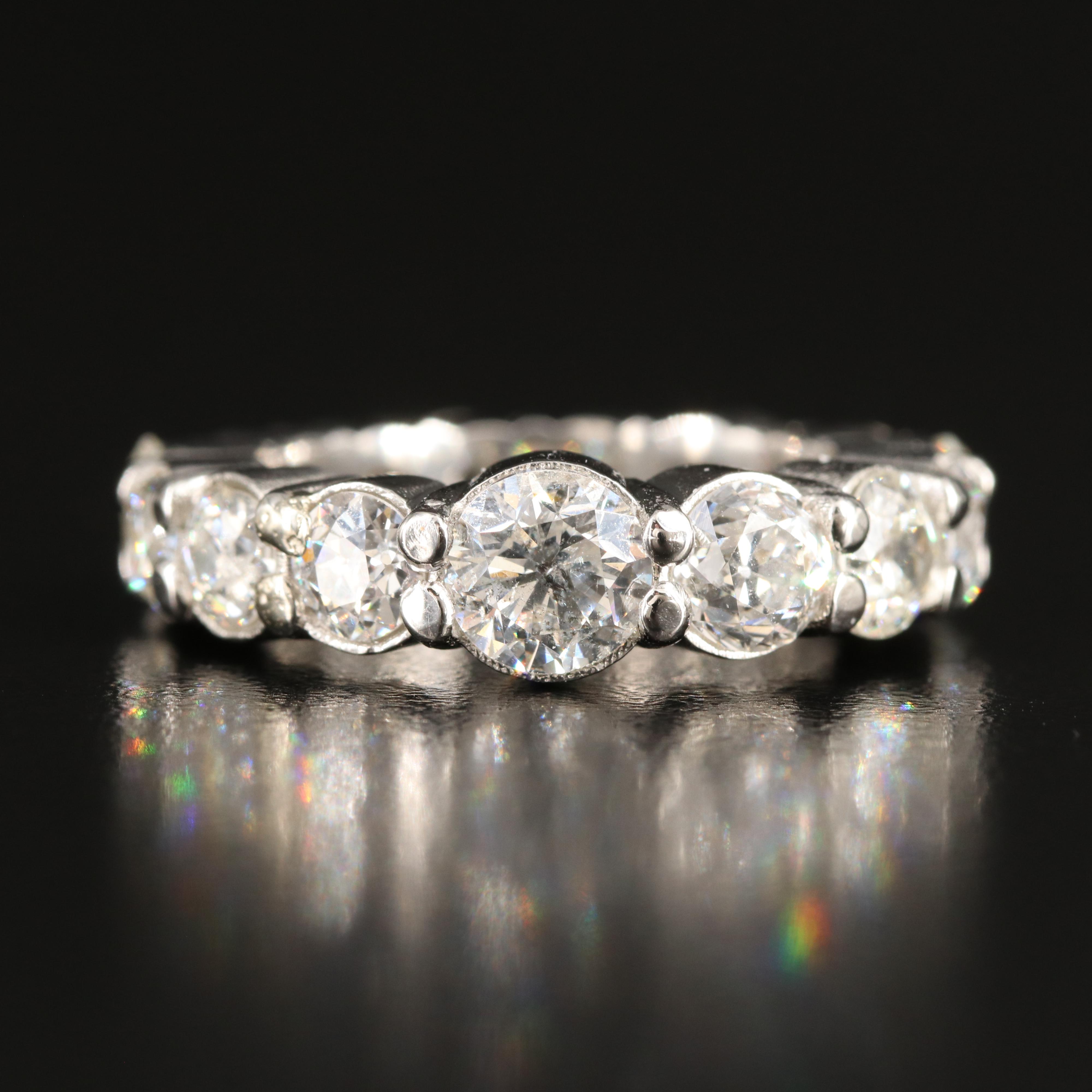 Platinum 6.09 CTW Diamond Eternity Band