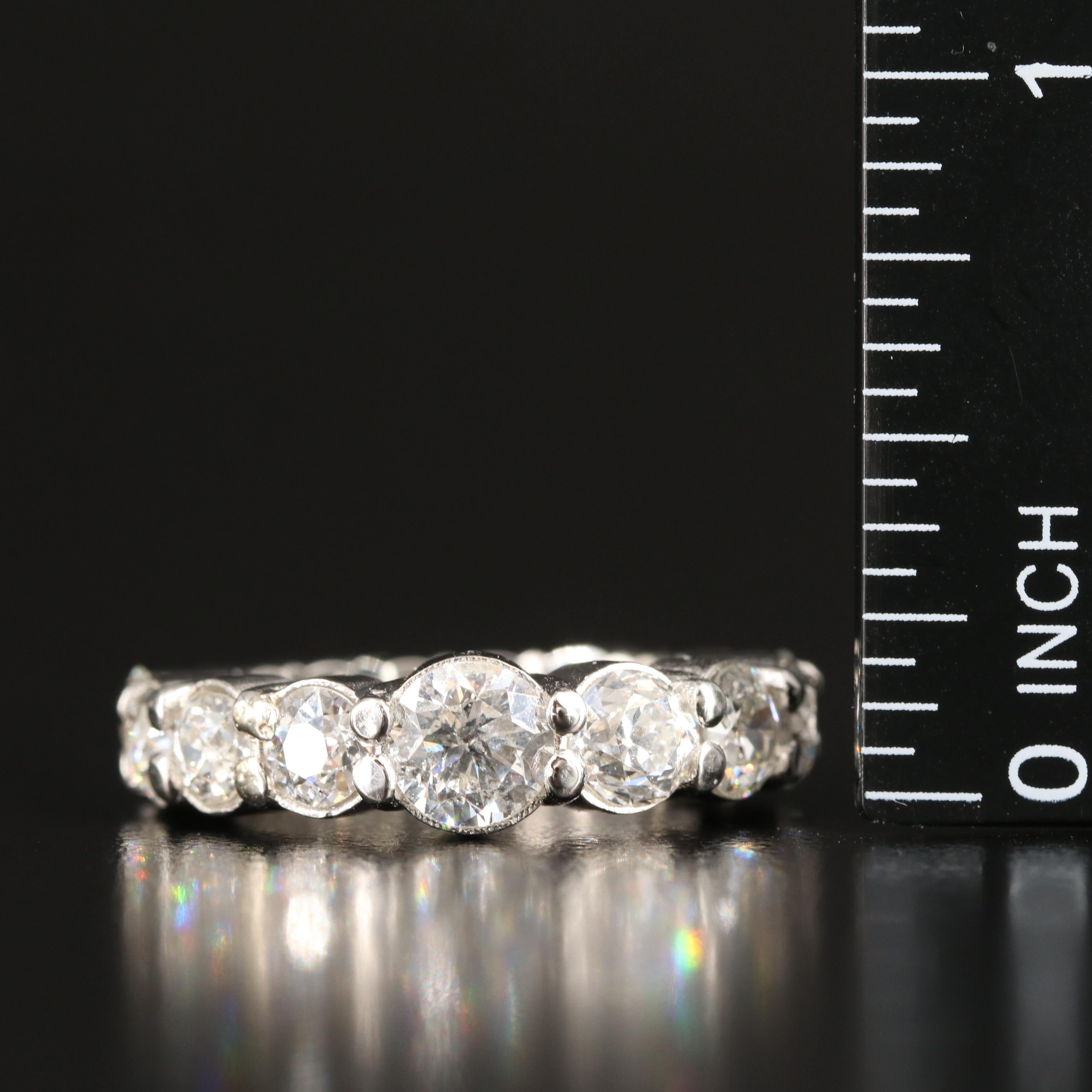 Platinum 6.09 CTW Diamond Eternity Band