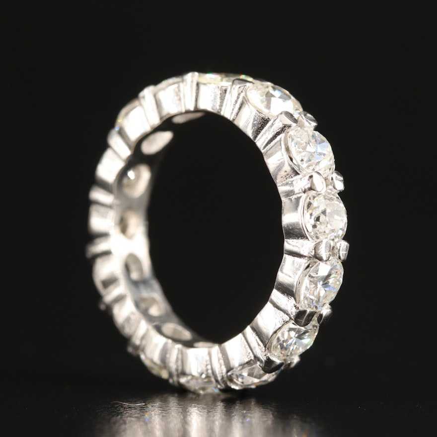 Platinum 4.05 CTW Diamond Eternity Band