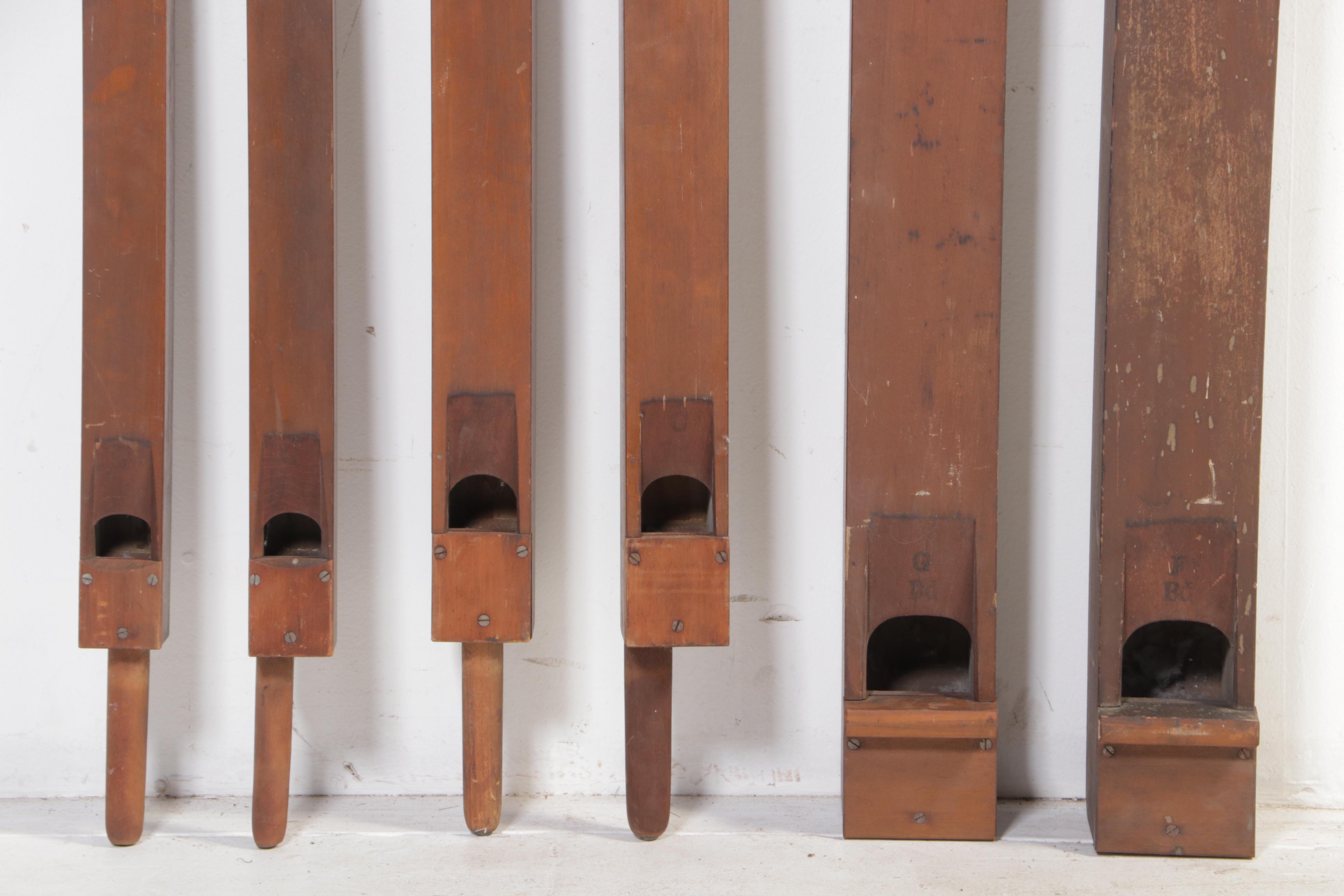 Wooden Flue Organ Pipes