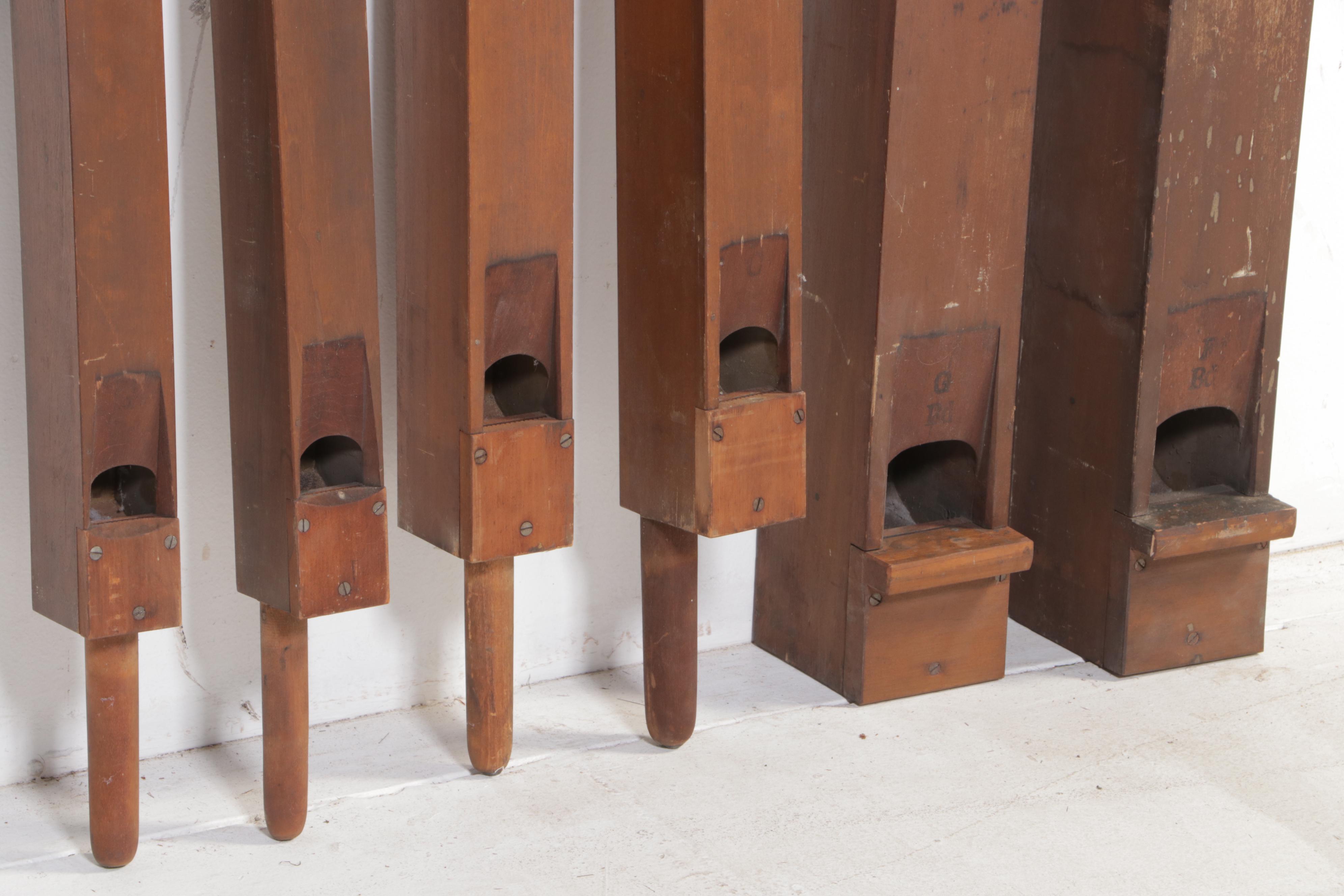 Wooden Flue Organ Pipes