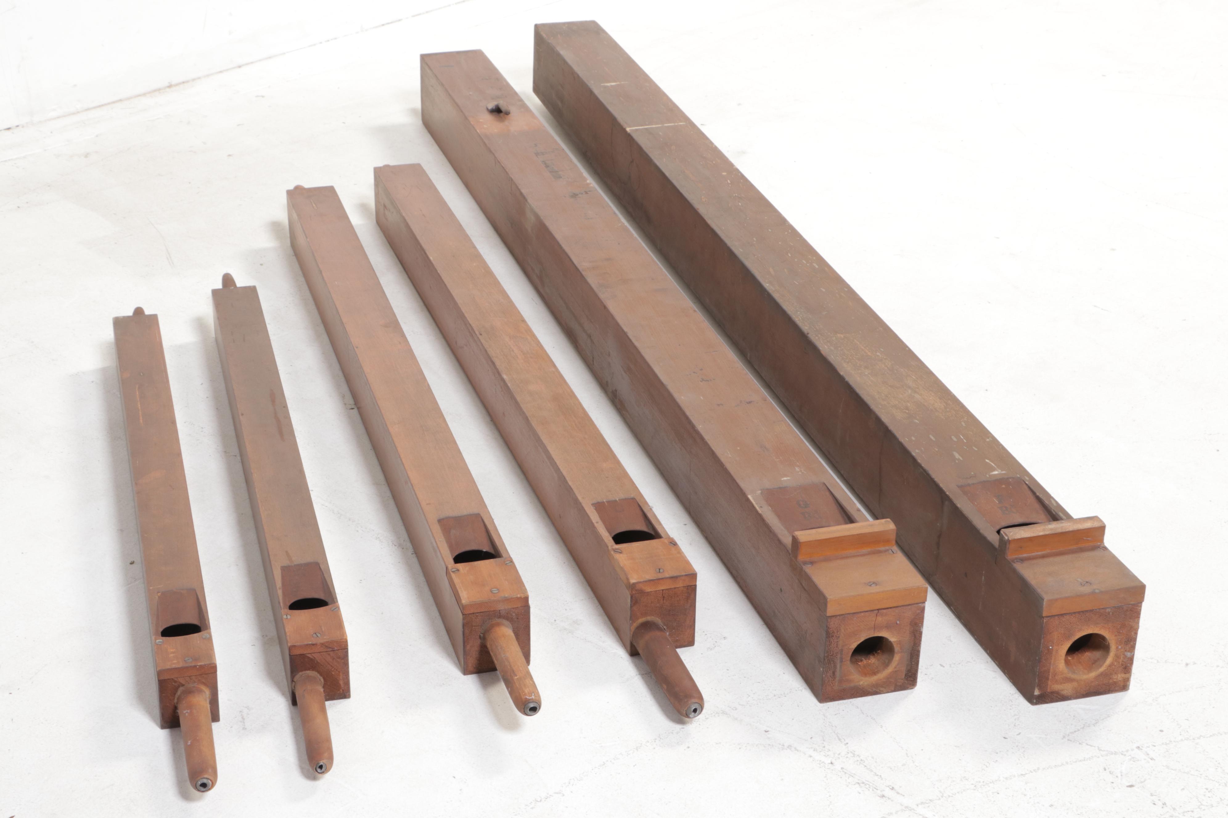 Wooden Flue Organ Pipes