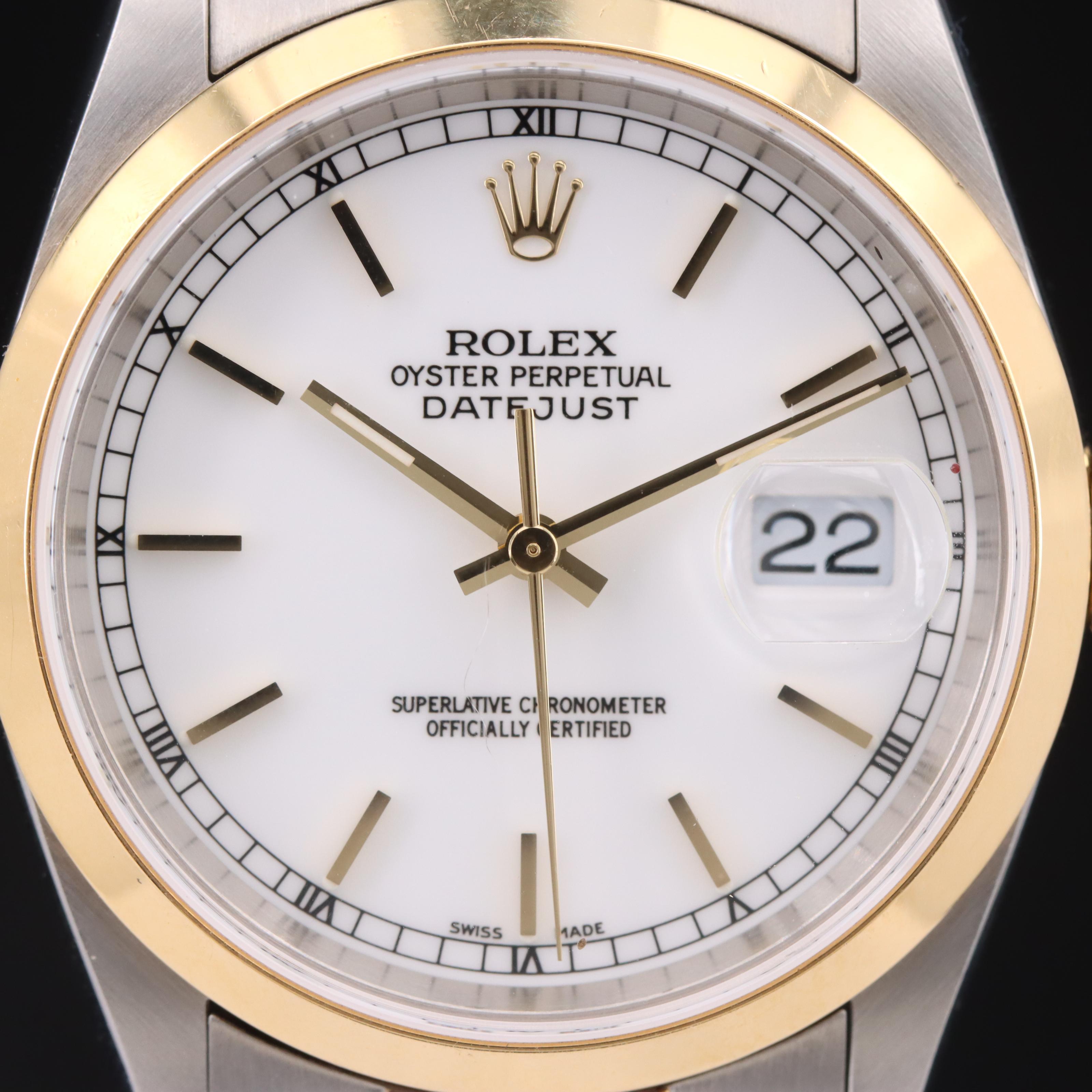 2000 - 2001 Rolex Oyster Perpetual Datejust Watch