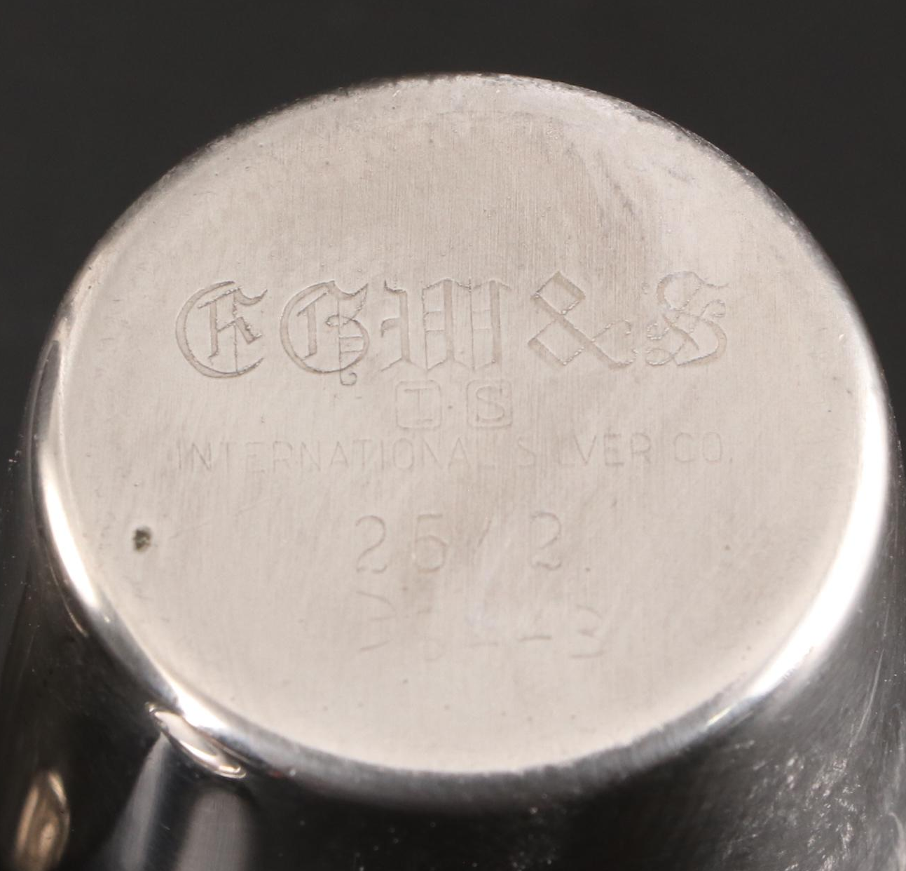 Reed & Barton Sterling Silver Creamer with Other Metal Bartools