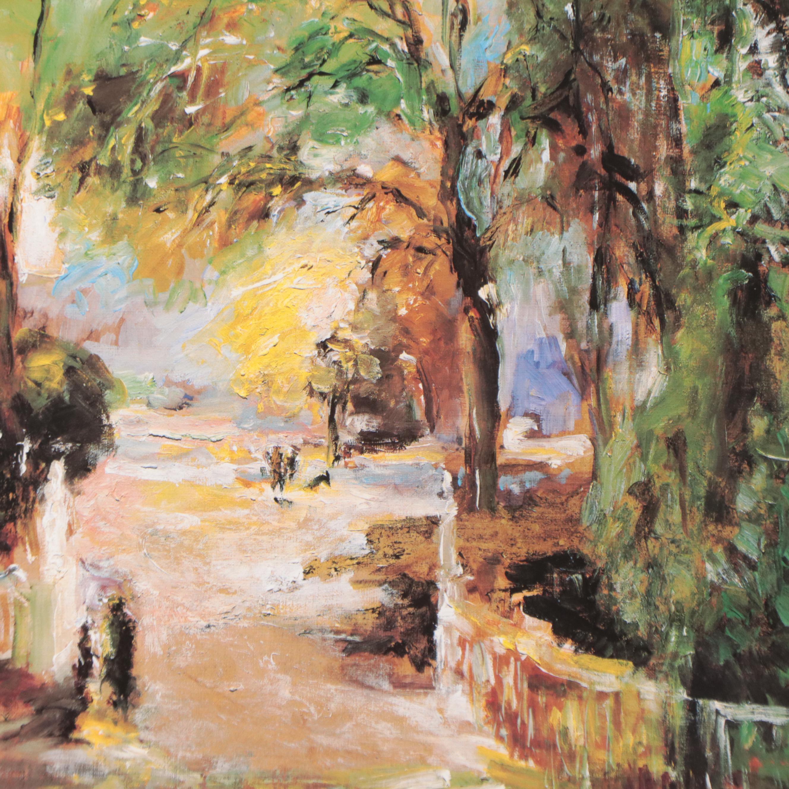 Impressionist Style Offset Lithographs After Mary Dulon, 21st Century