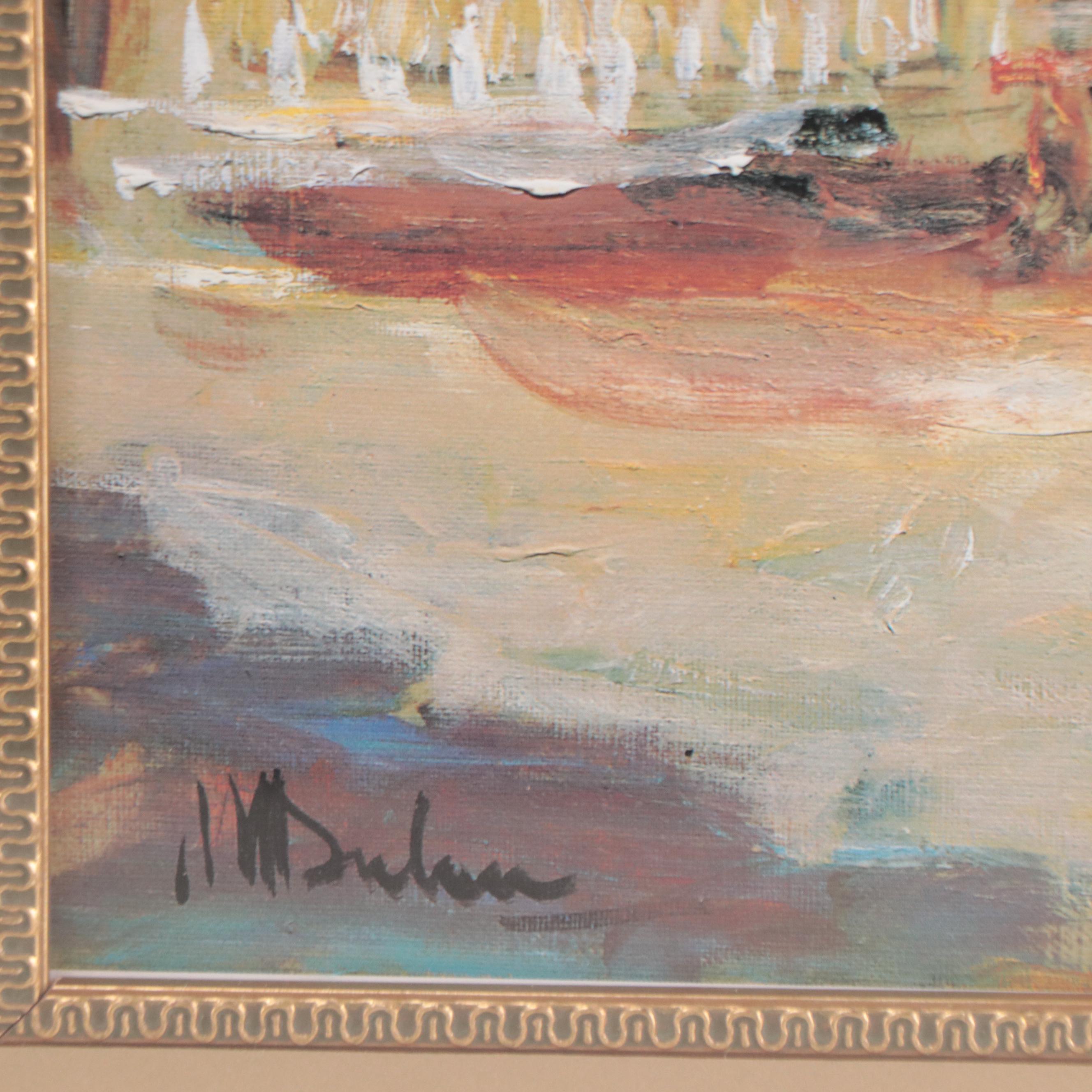 Impressionist Style Offset Lithographs After Mary Dulon, 21st Century