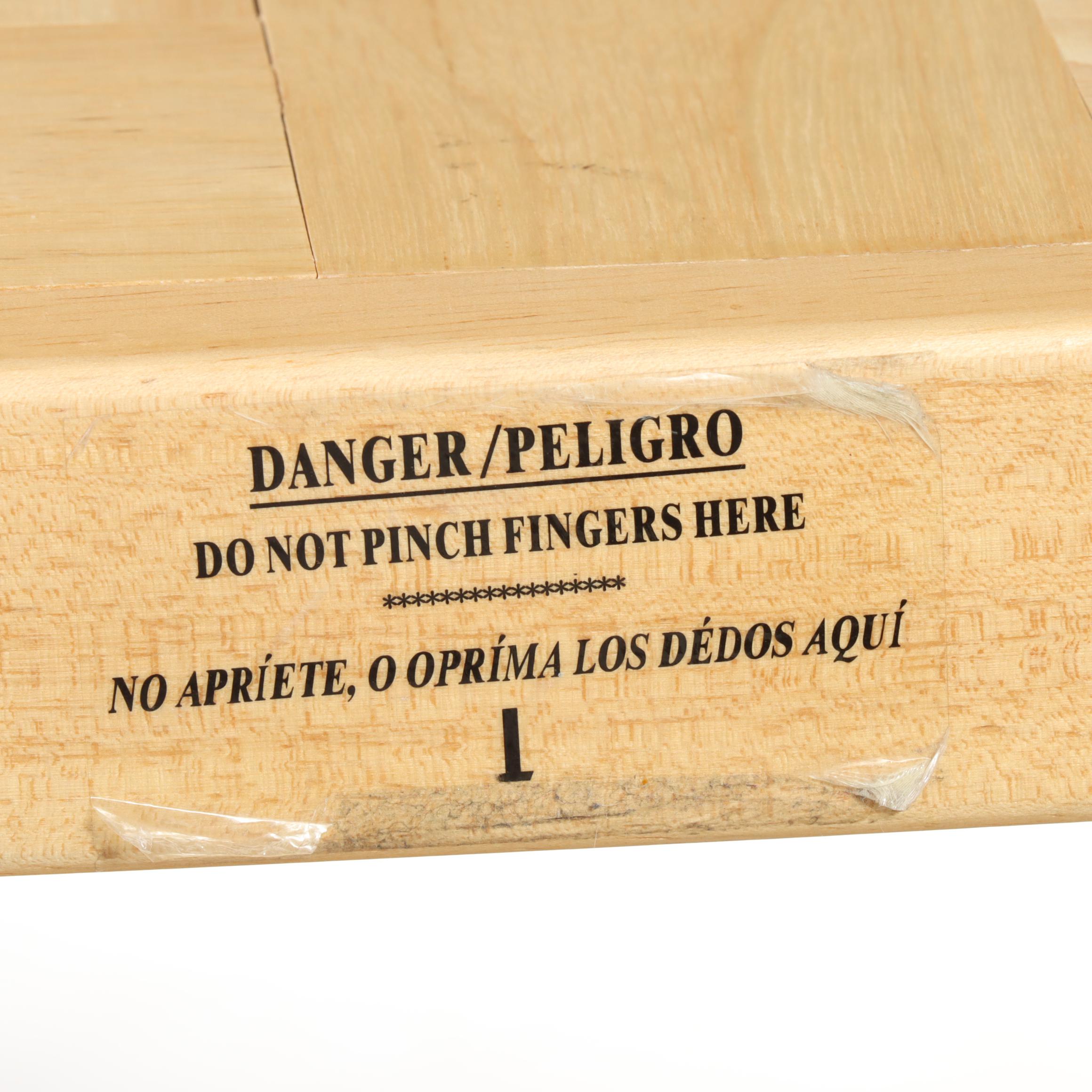 Oasis Island Folding Rubberwood Kitchen Cart