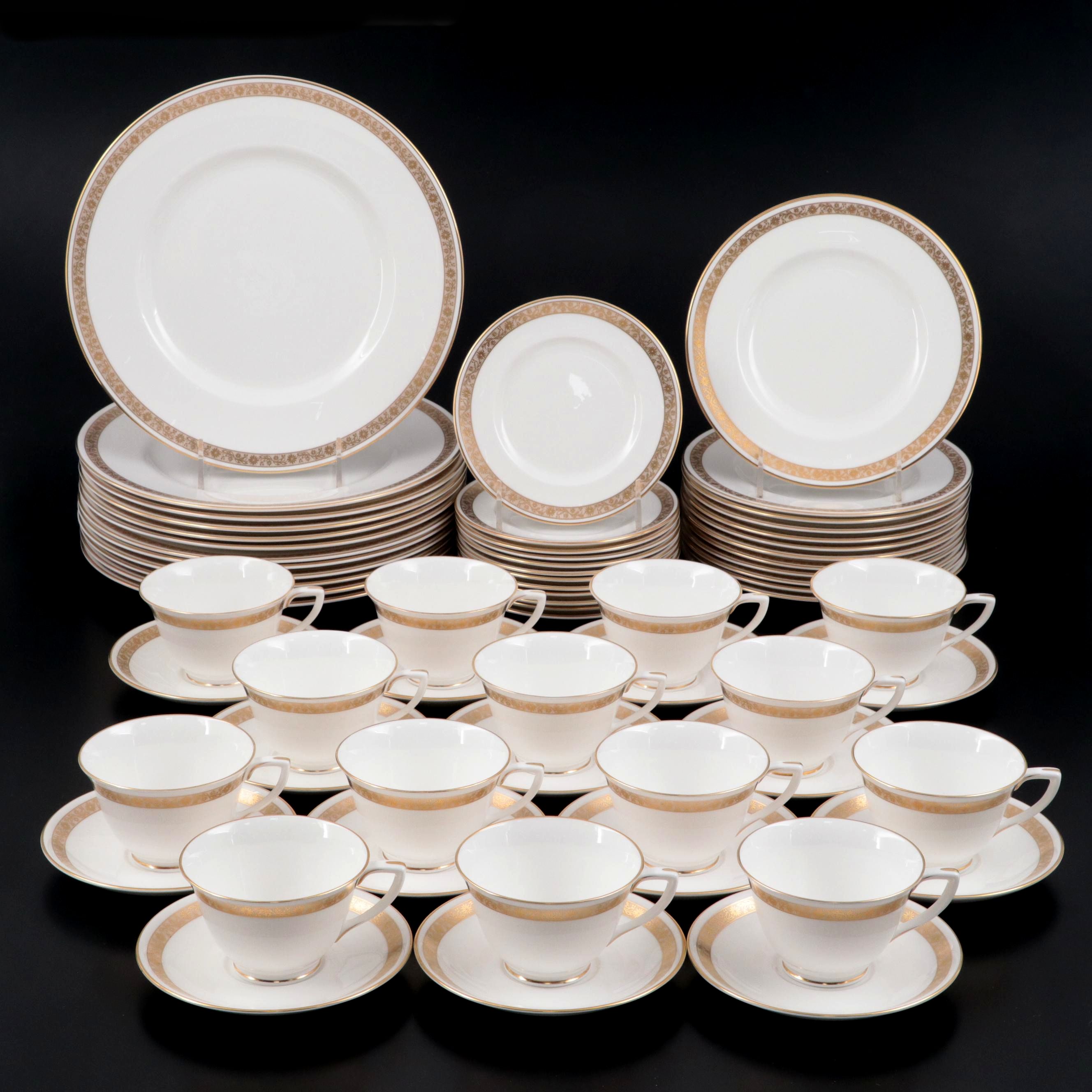 Royal Worcester "Golden Anniversary" Bone China Dinnerware