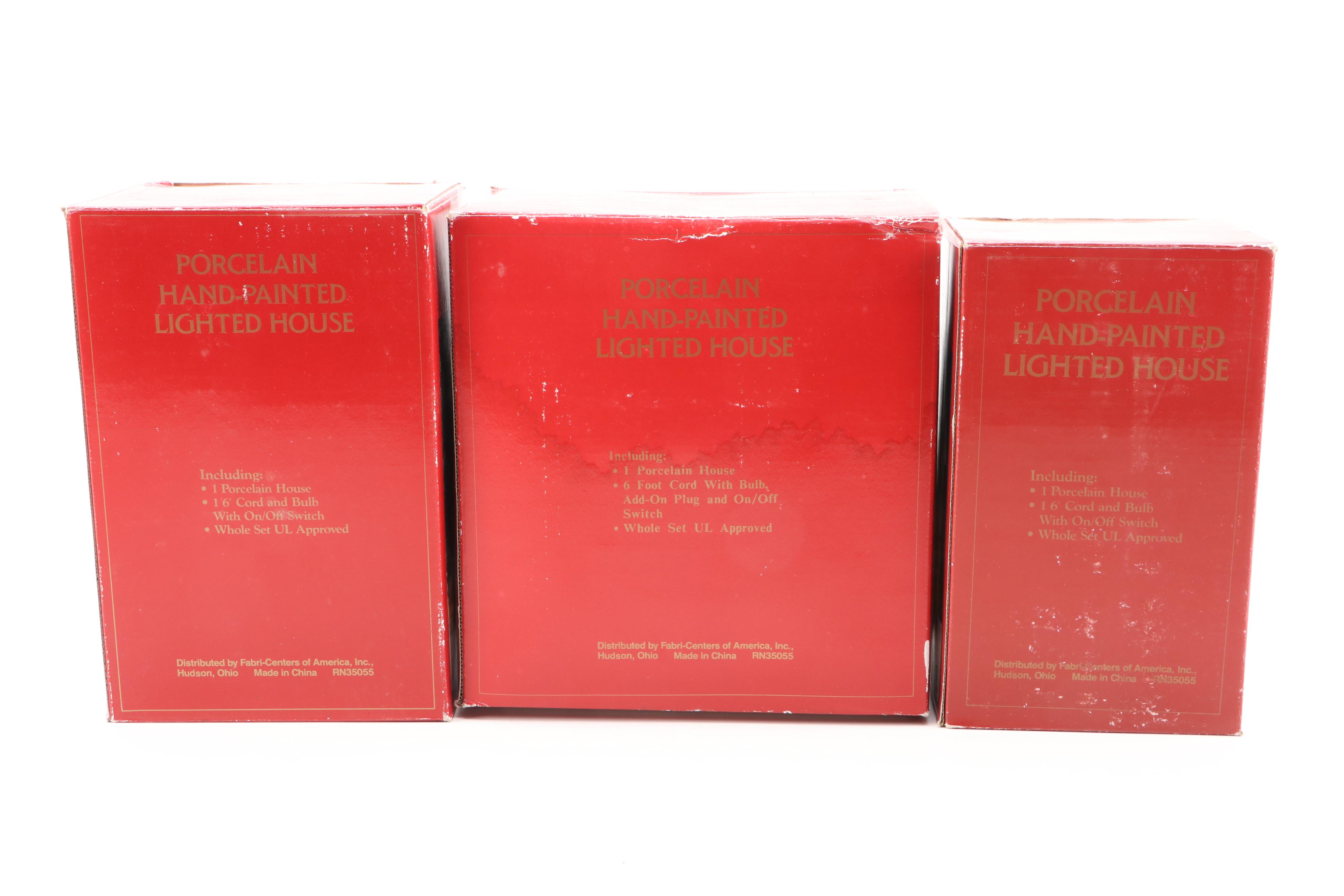 Dickens Collectables Porcelain Village Buildings