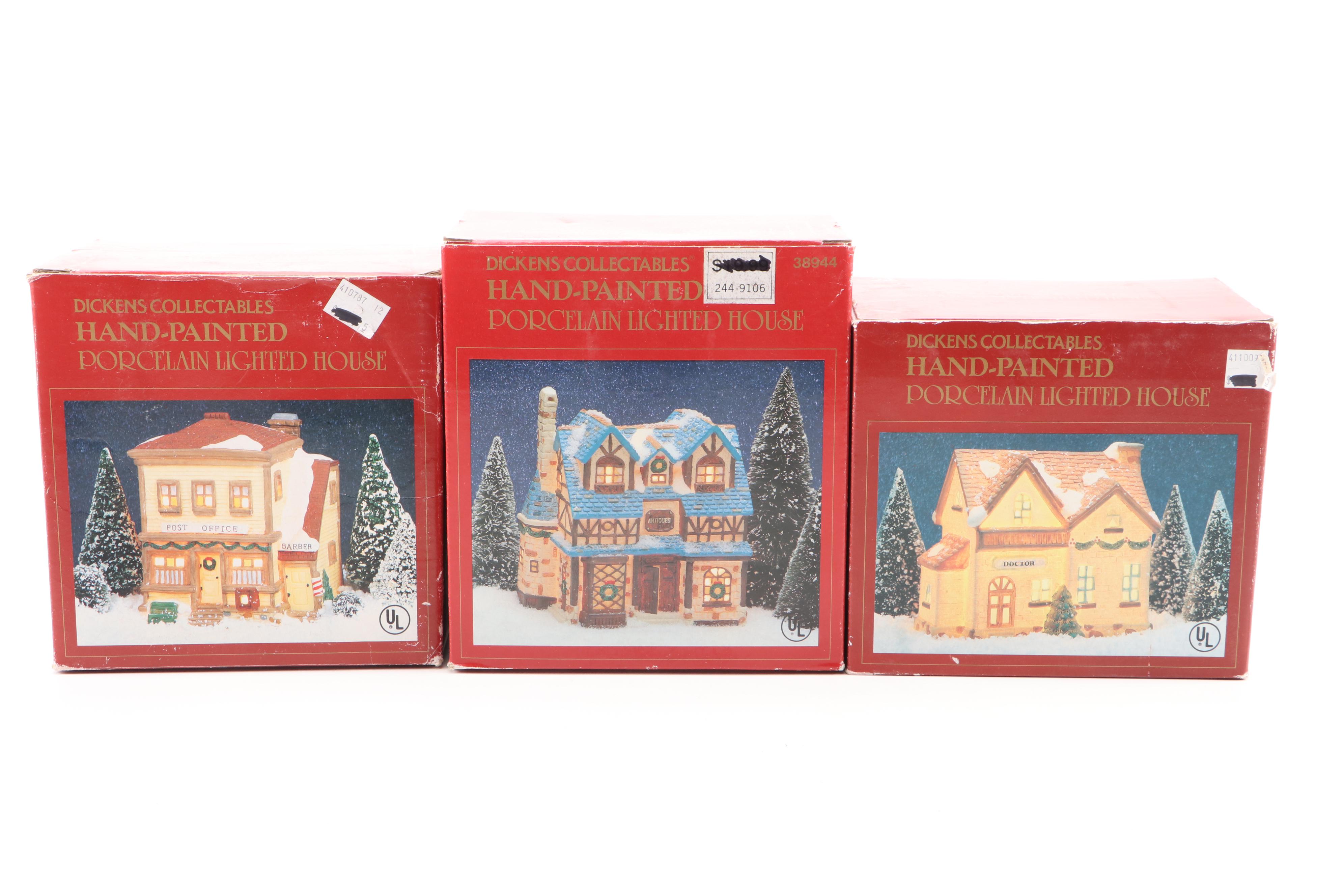 Dickens Collectables Porcelain Village Buildings
