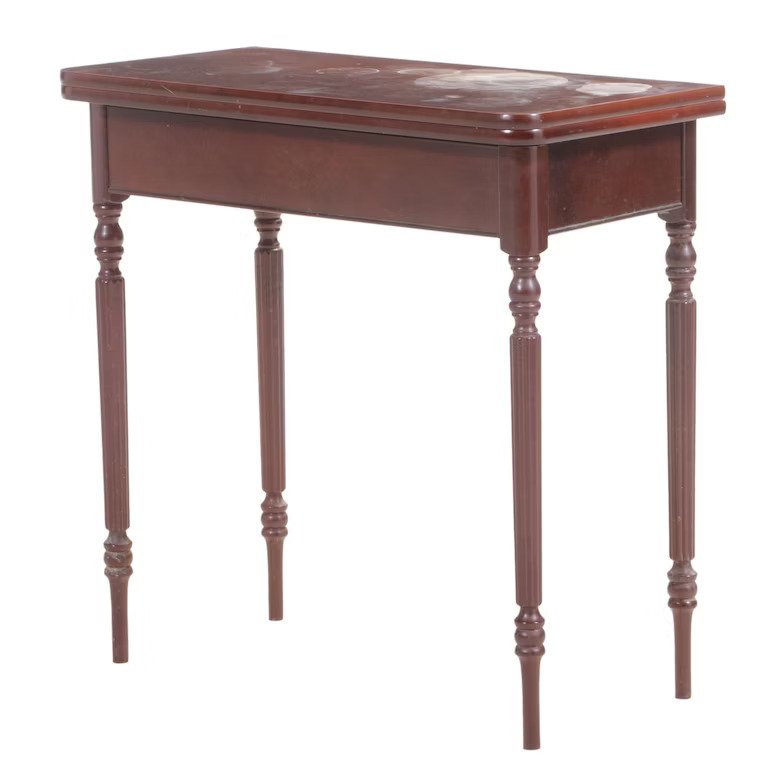 Pair of Federal Style Games Tables