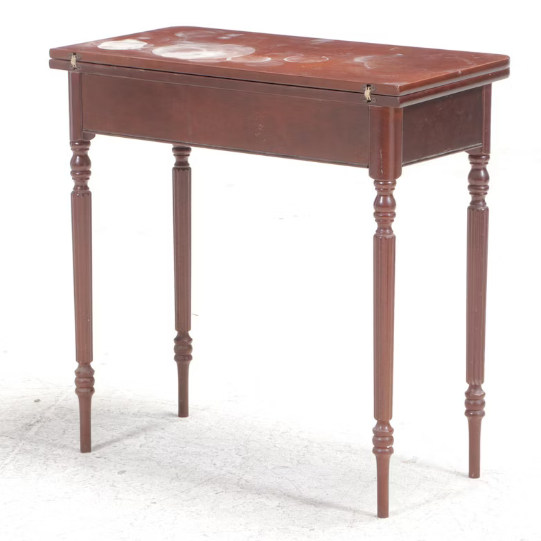 Pair of Federal Style Games Tables