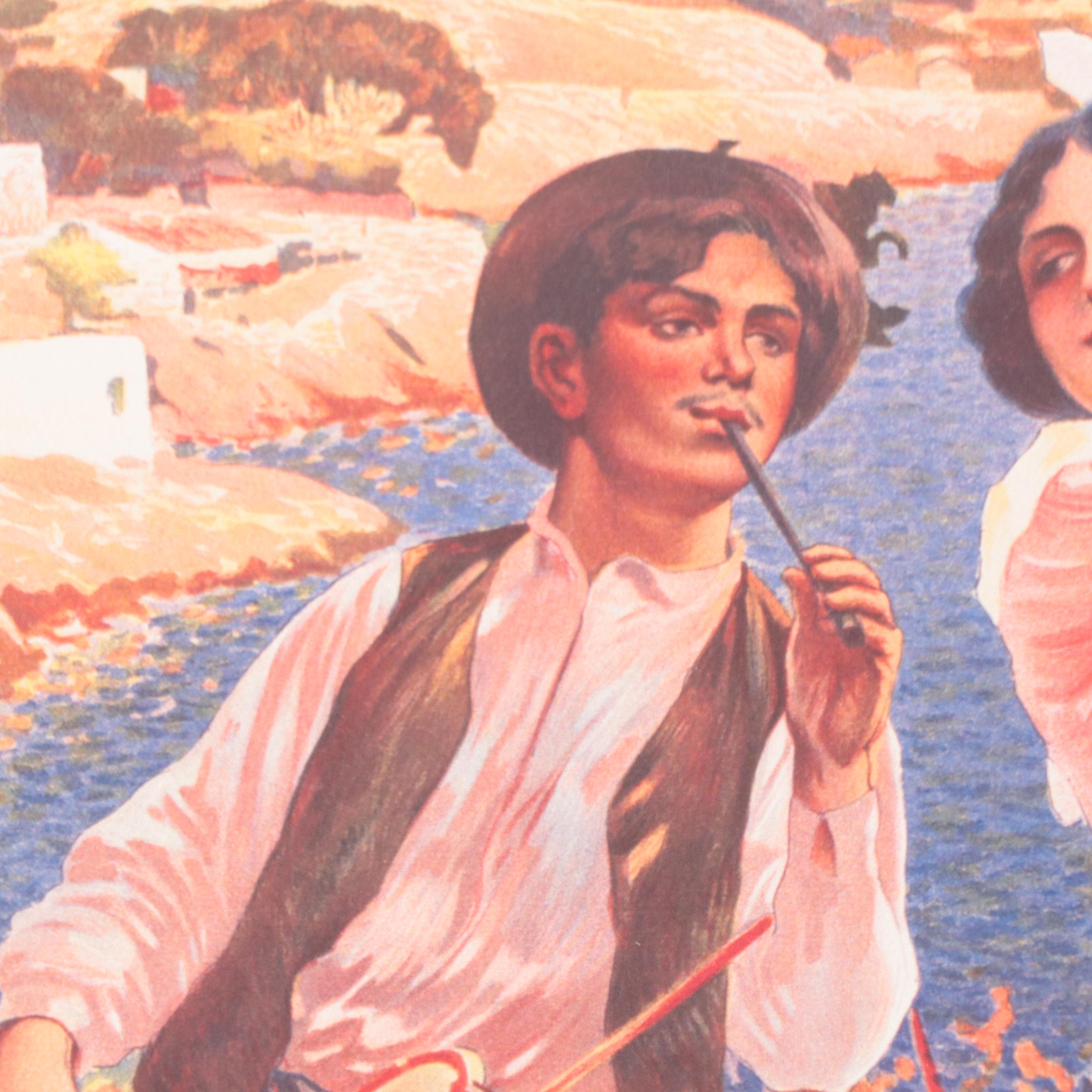 Giclée Travel Poster After David Dellepiane "Syndicat d'Initiative de Provence"