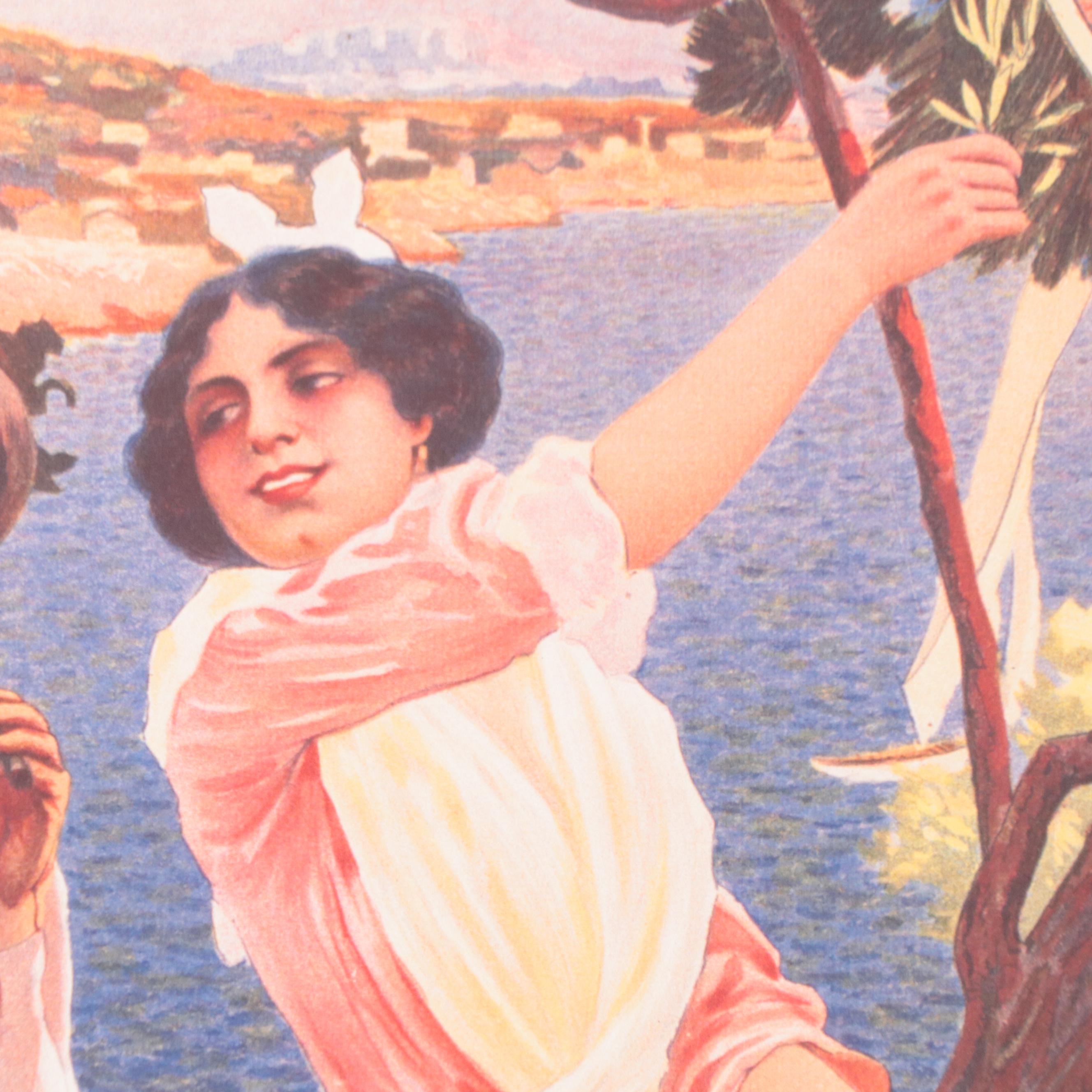 Giclée Travel Poster After David Dellepiane "Syndicat d'Initiative de Provence"