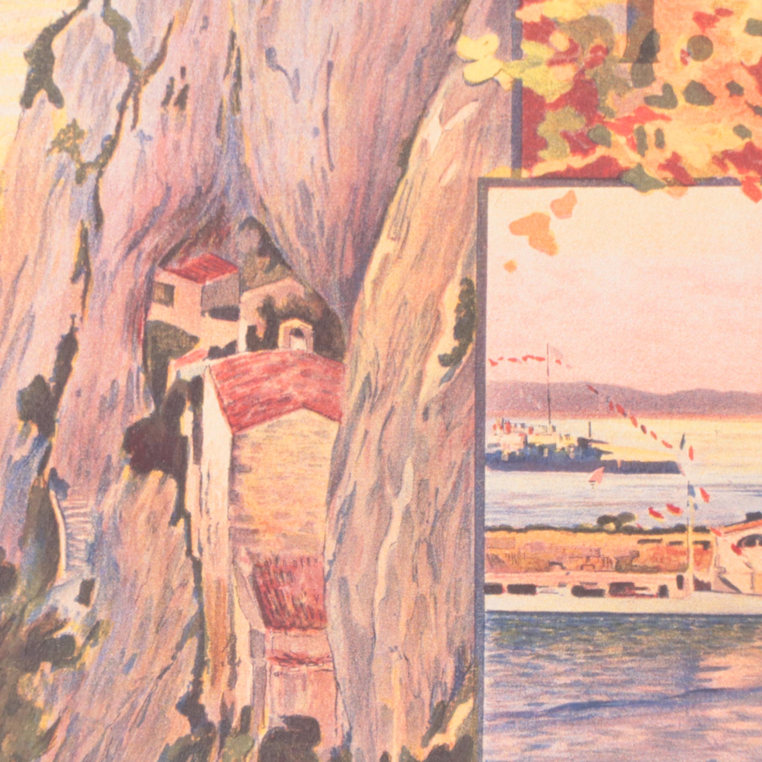 Giclée Travel Poster After David Dellepiane "Syndicat d'Initiative de Provence"