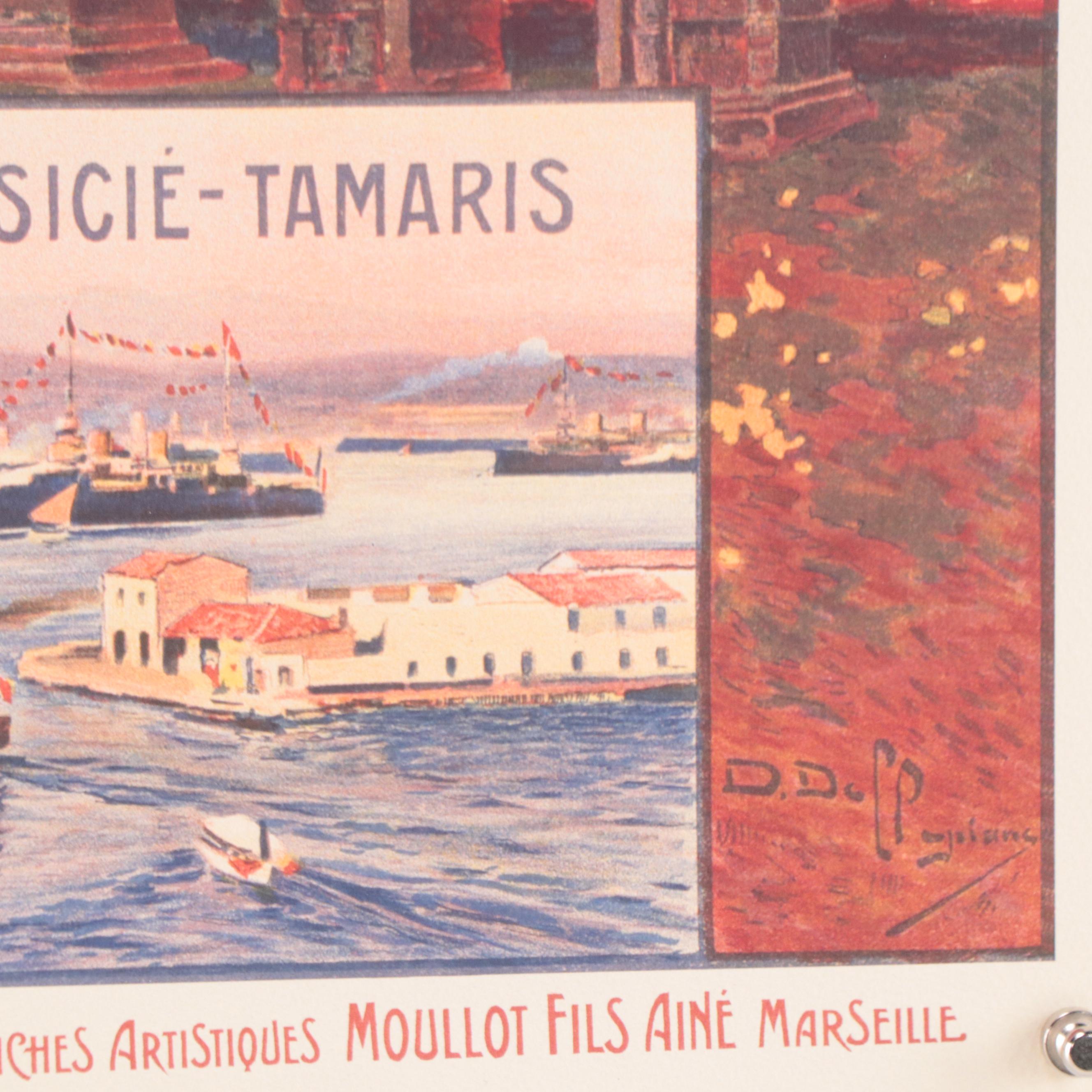 Giclée Travel Poster After David Dellepiane "Syndicat d'Initiative de Provence"