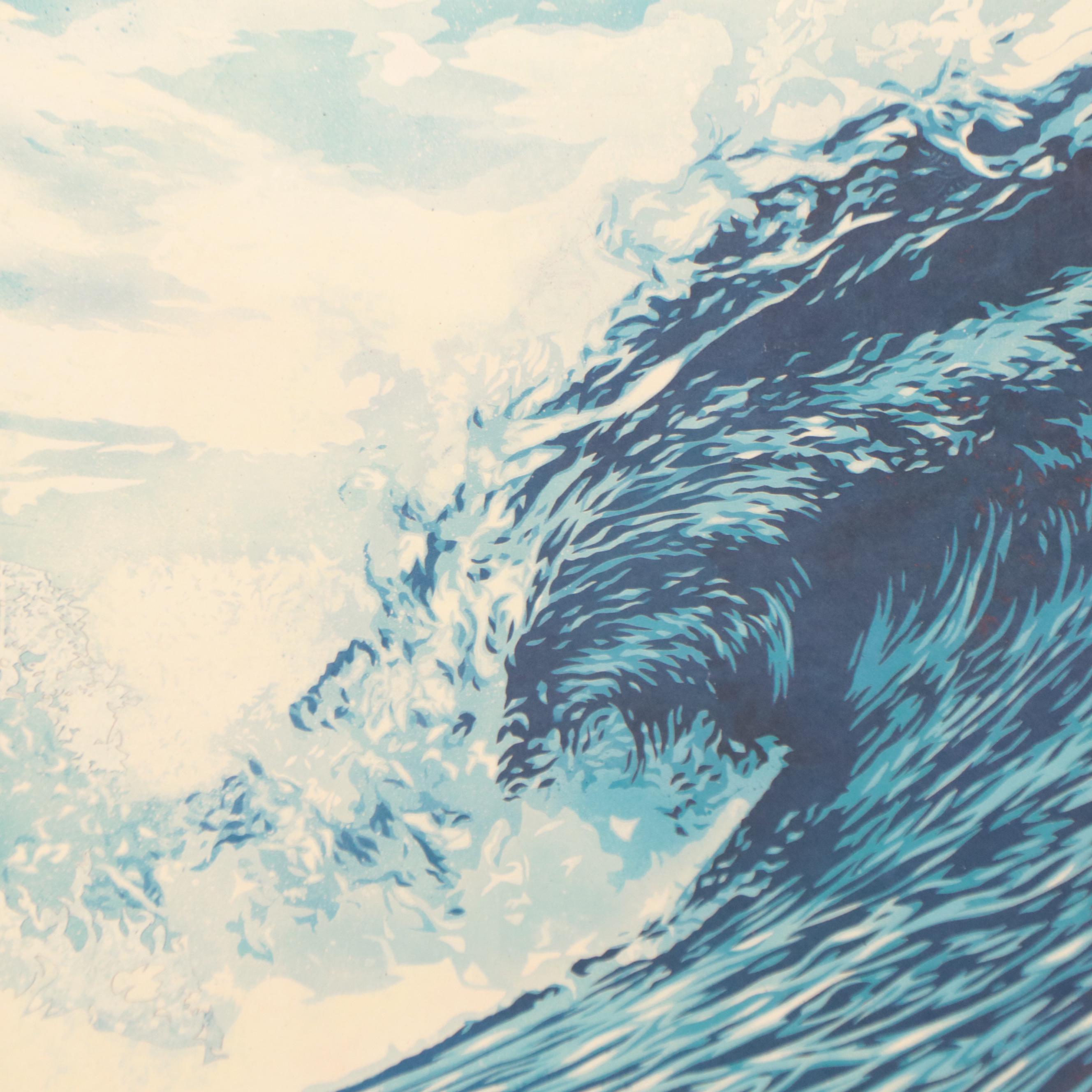 Shepard Fairey Offset Poster "Wave of Distress," 2023