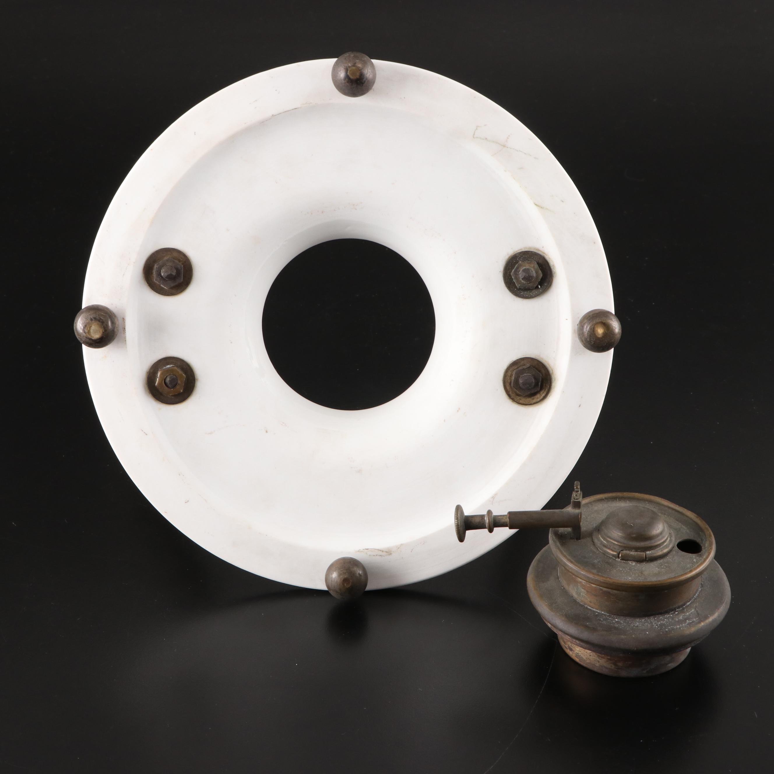 Franziska Hirsch Dresden Porcelain Imari Style Teapot and Stand, Late 19th C.