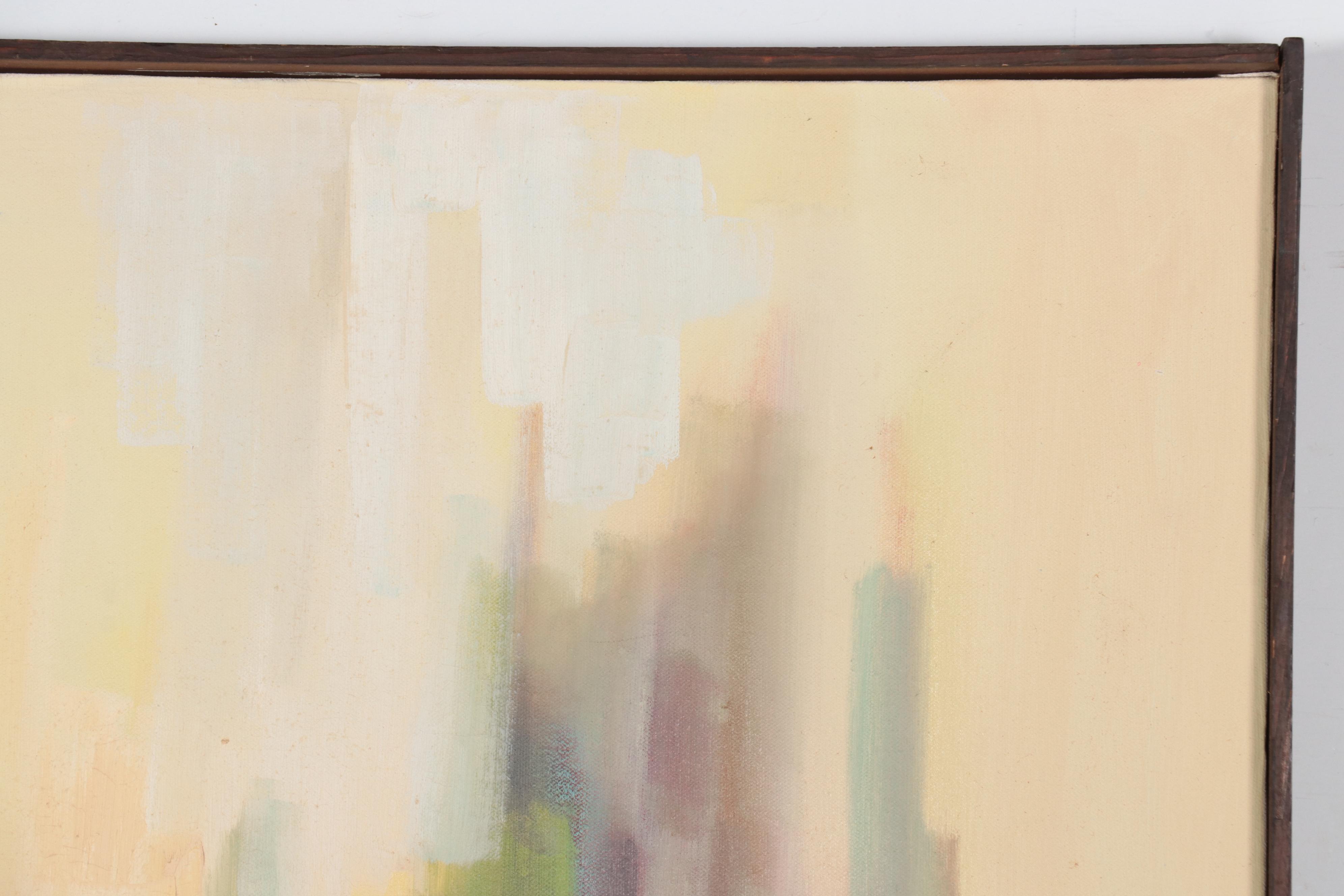 Abstract Expressionist Style Oil Painting