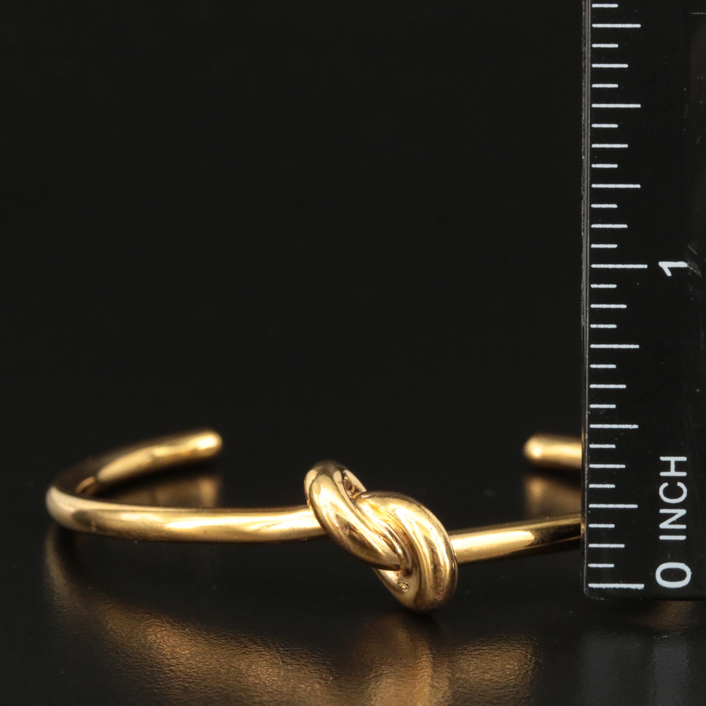 Celine Extra Thin Knot Cuff