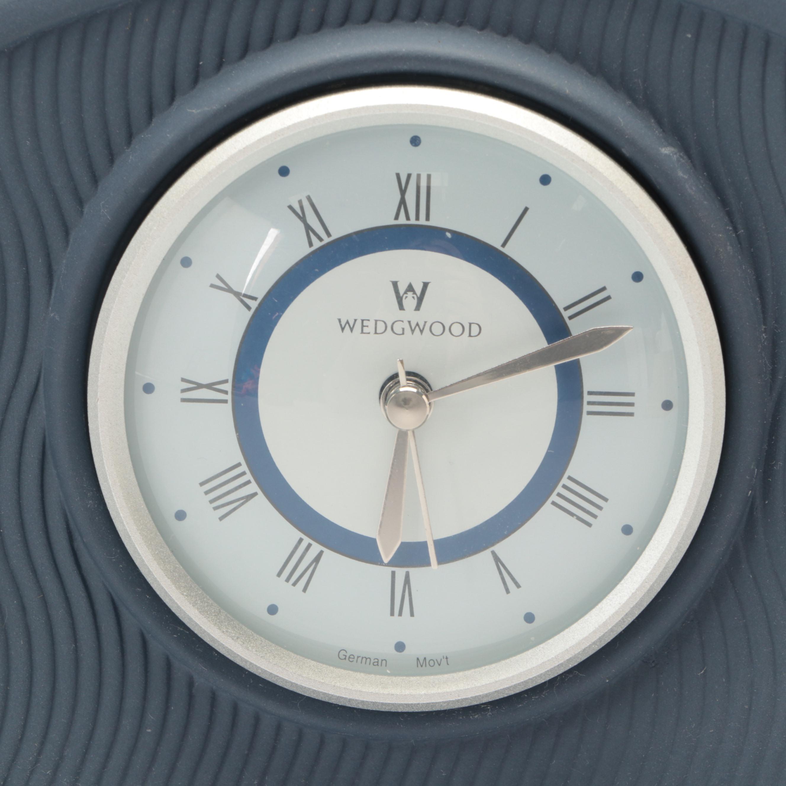 Wedgwood Interiors Jasperware Desk Clocks, 1990s