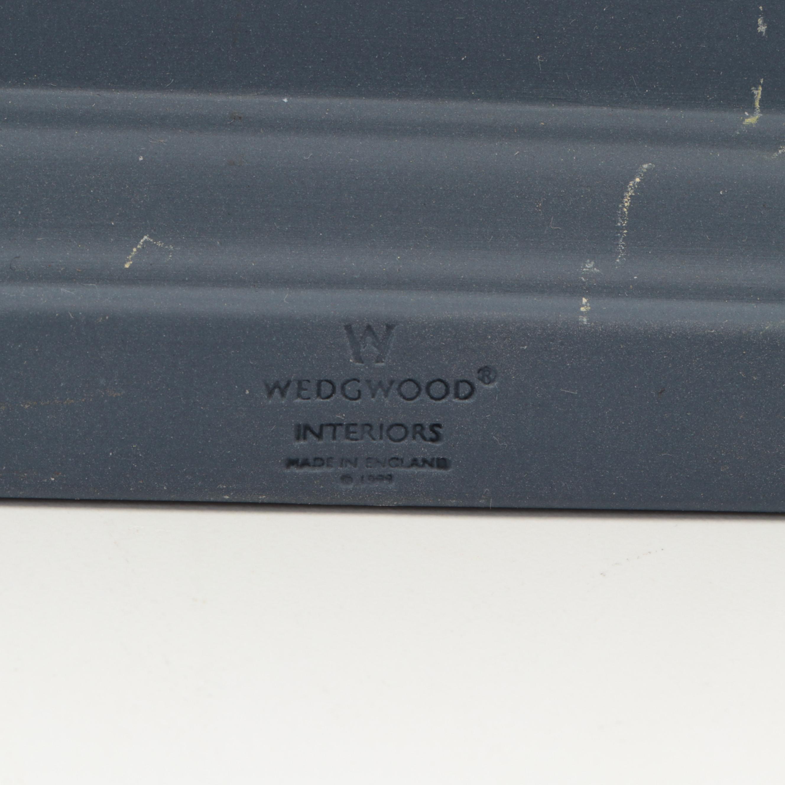 Wedgwood Interiors Jasperware Desk Clocks, 1990s