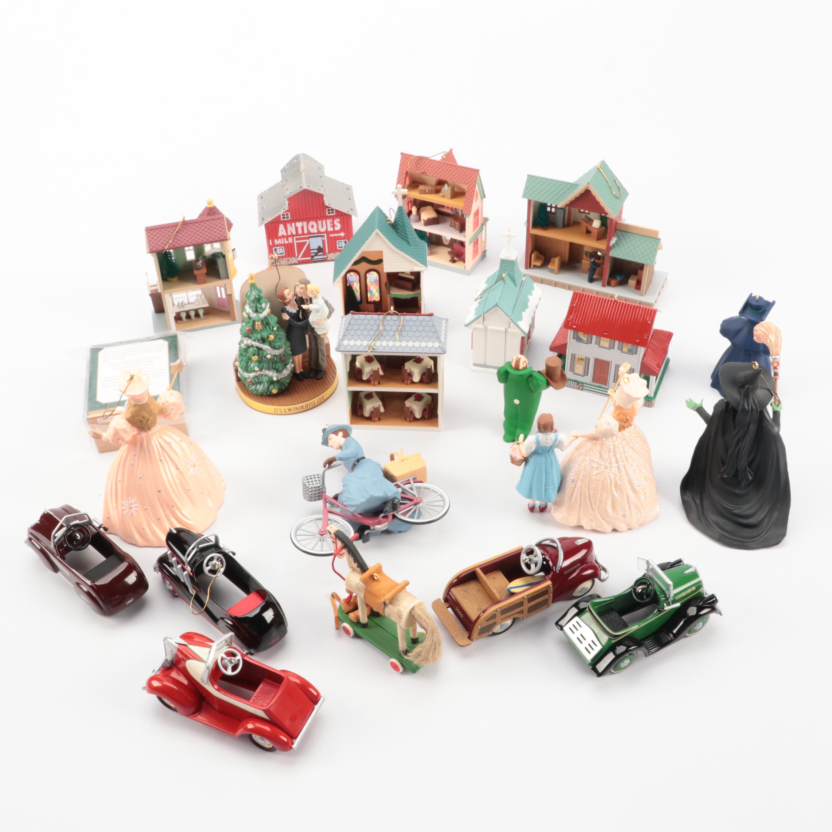 Hallmark Wizard of Oz and Other Christmas Ornaments