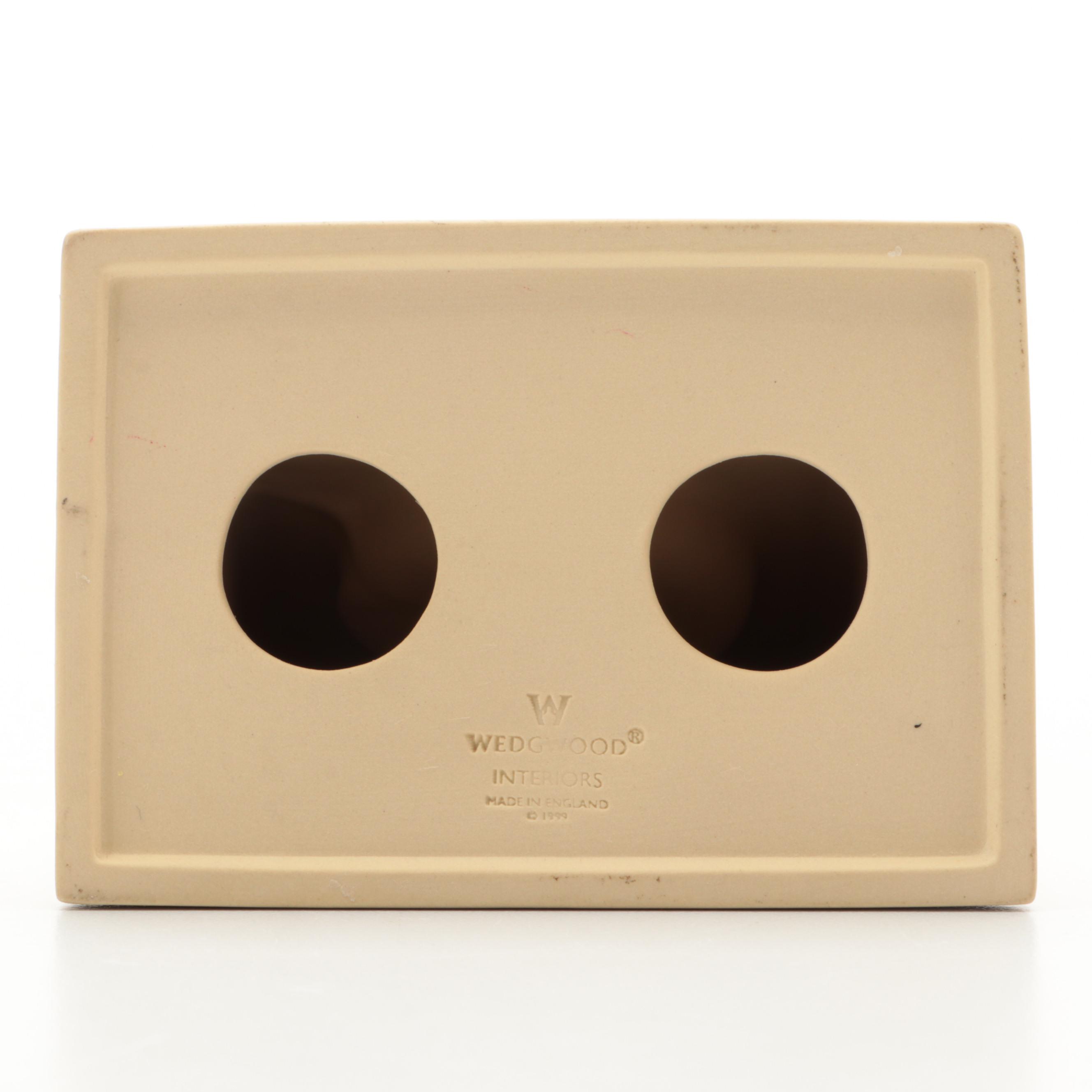 Wedgwood Interiors Jasperware Desk Clocks, 1990s