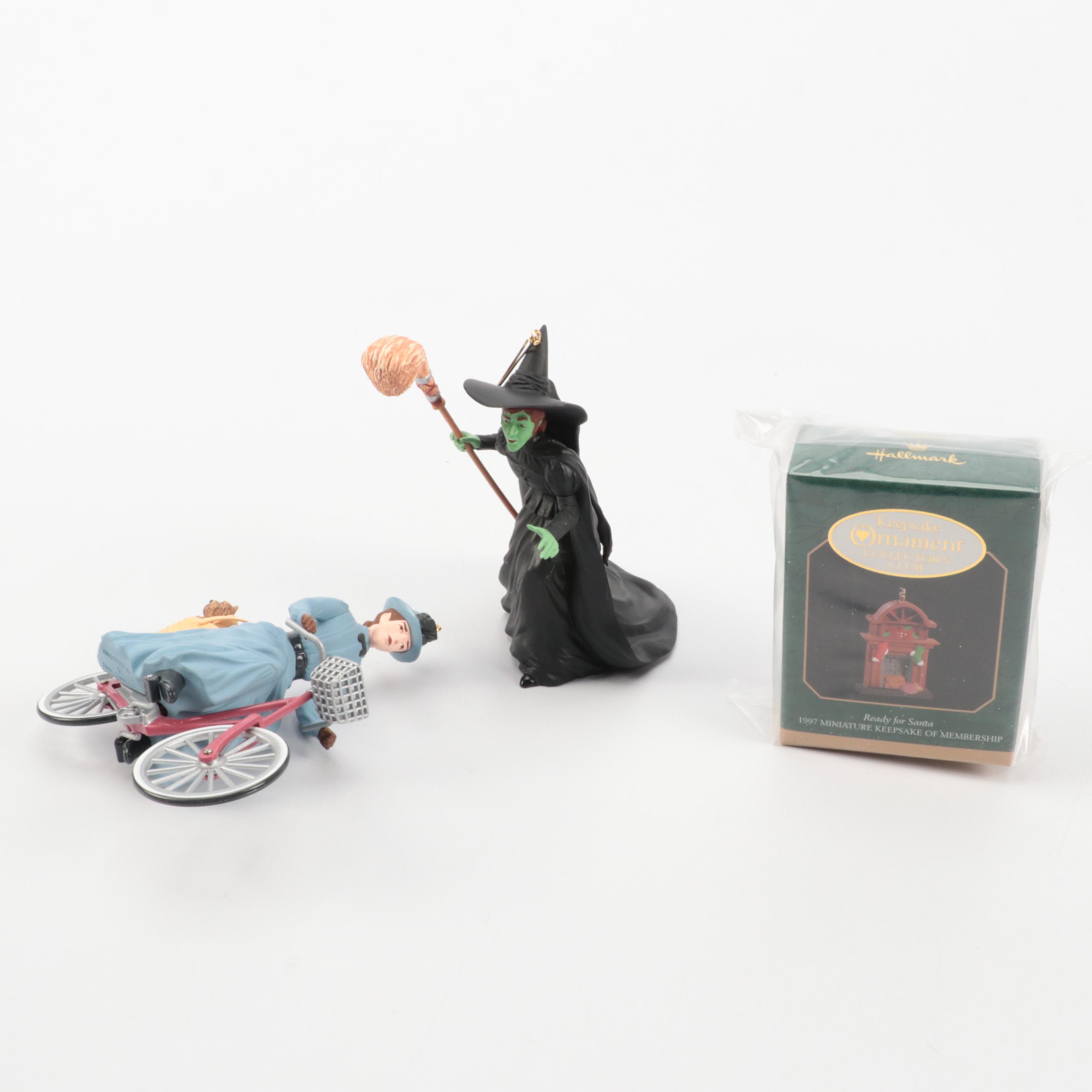 Hallmark Wizard of Oz and Other Christmas Ornaments
