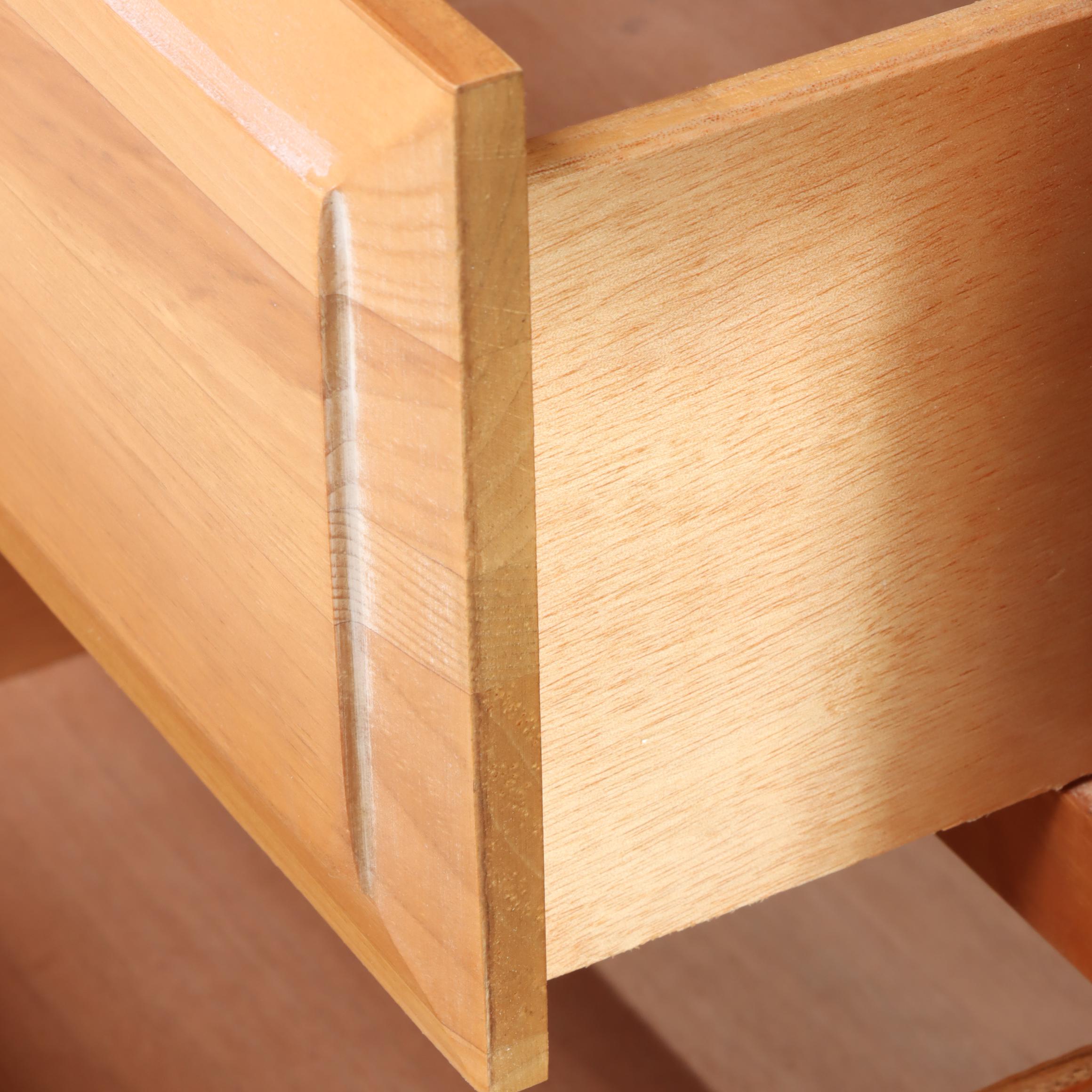 Pair of Broyhill "Fontana" Pine Two-Drawer Nightstands