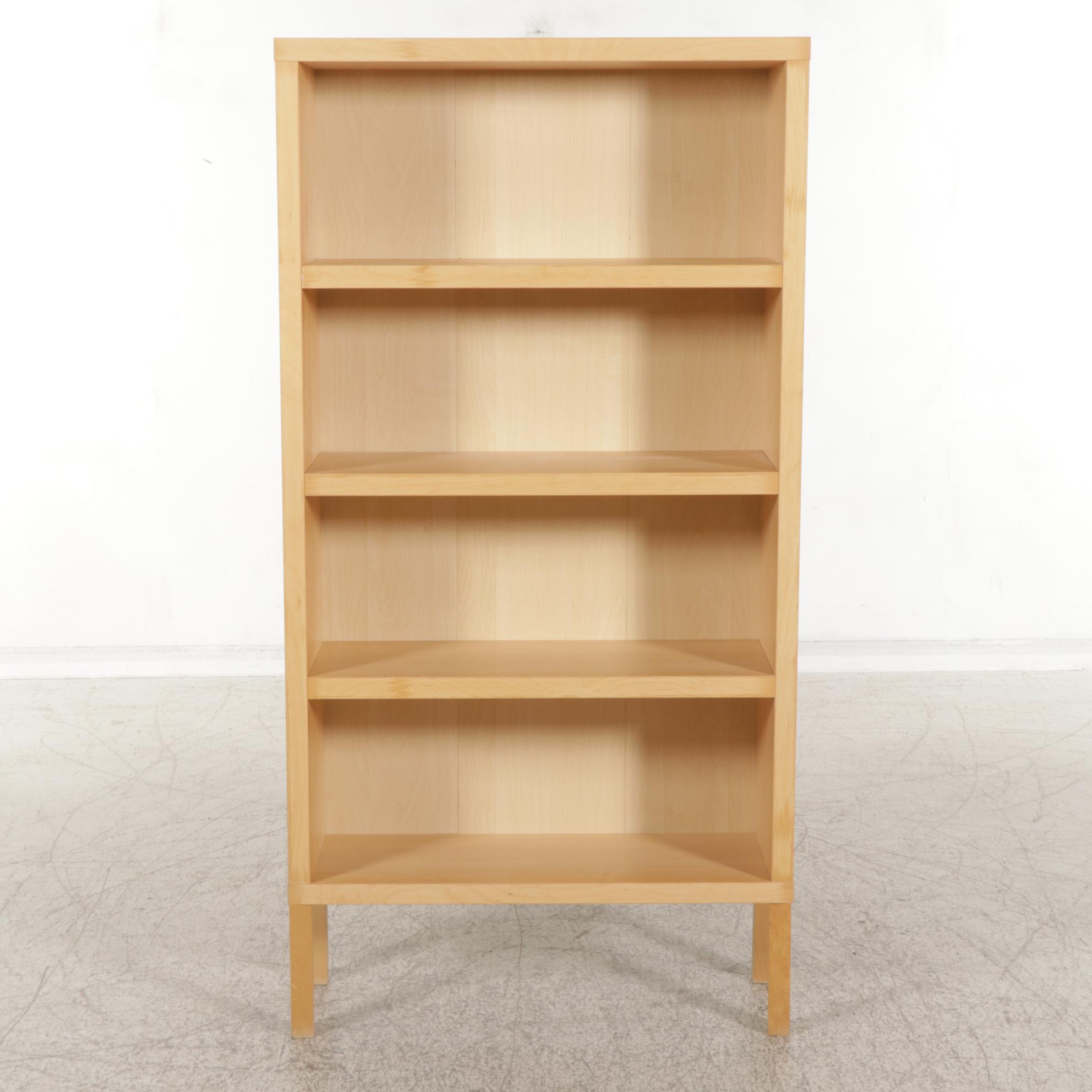 Maple Veneered Bookcase, 21st Century
