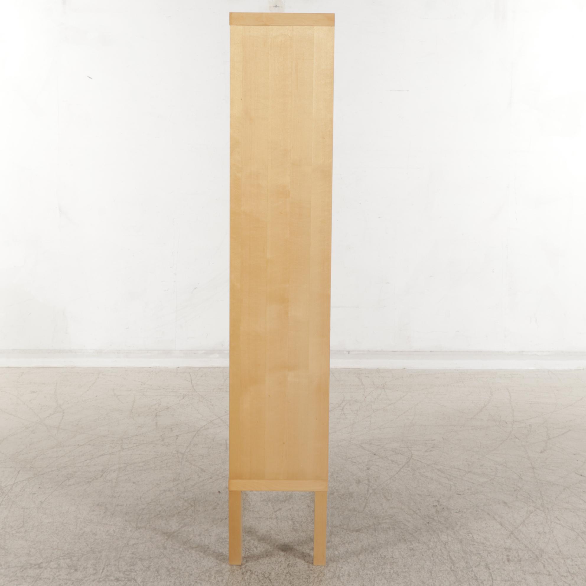 Maple Veneered Bookcase, 21st Century