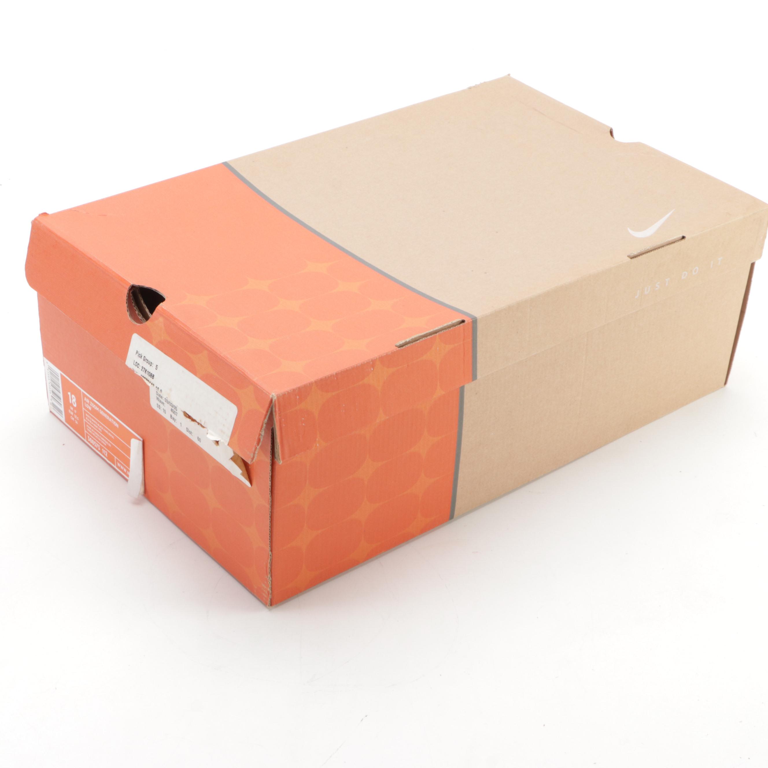 2005 LeBron James Endorsed Nike Air Generation Basketball Shoes in Original Box