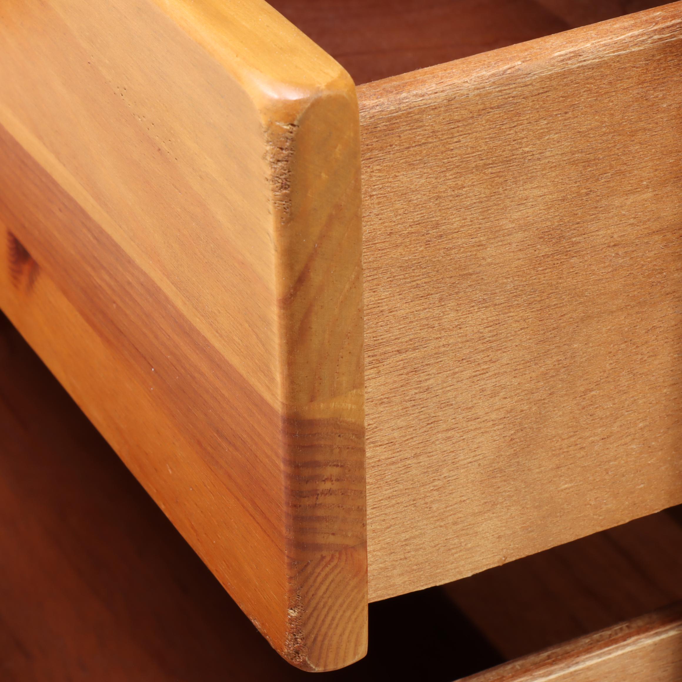 Lexington Furniture French Provincial Style Pine Two-Drawer Bedside Commode