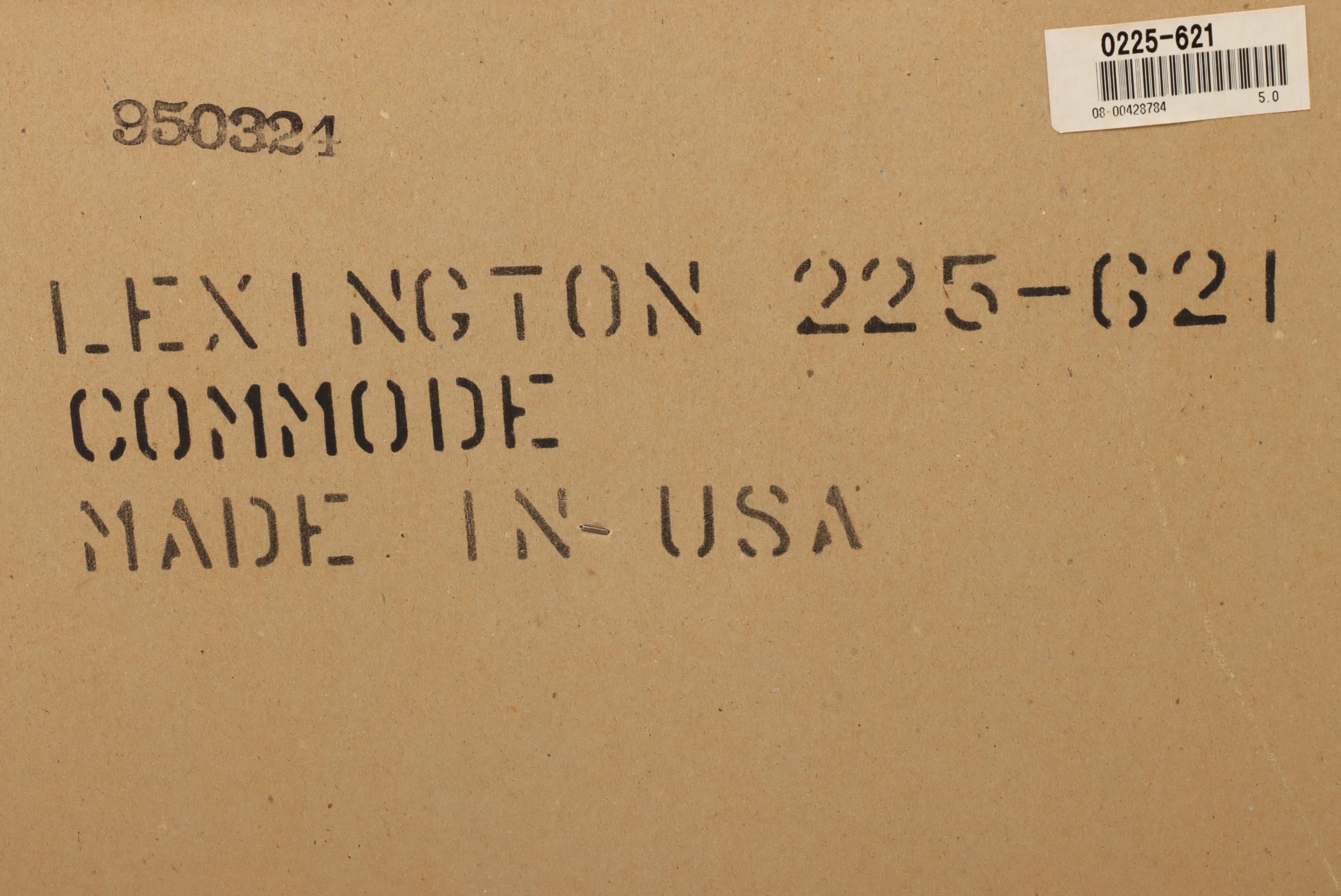 Lexington Furniture French Provincial Style Pine Two-Drawer Bedside Commode