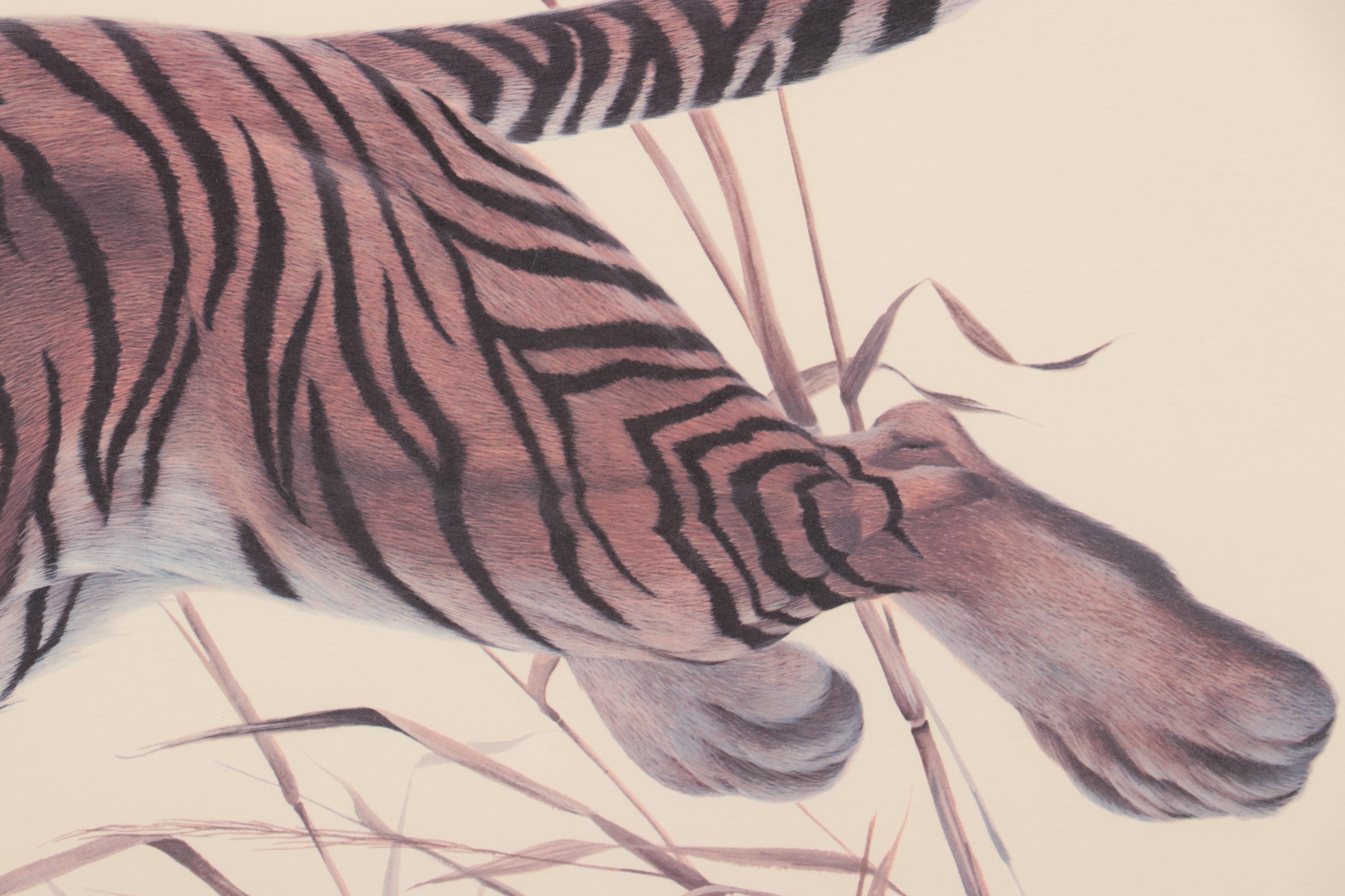 John A. Ruthven Offset Lithograph "Bengal Tiger"