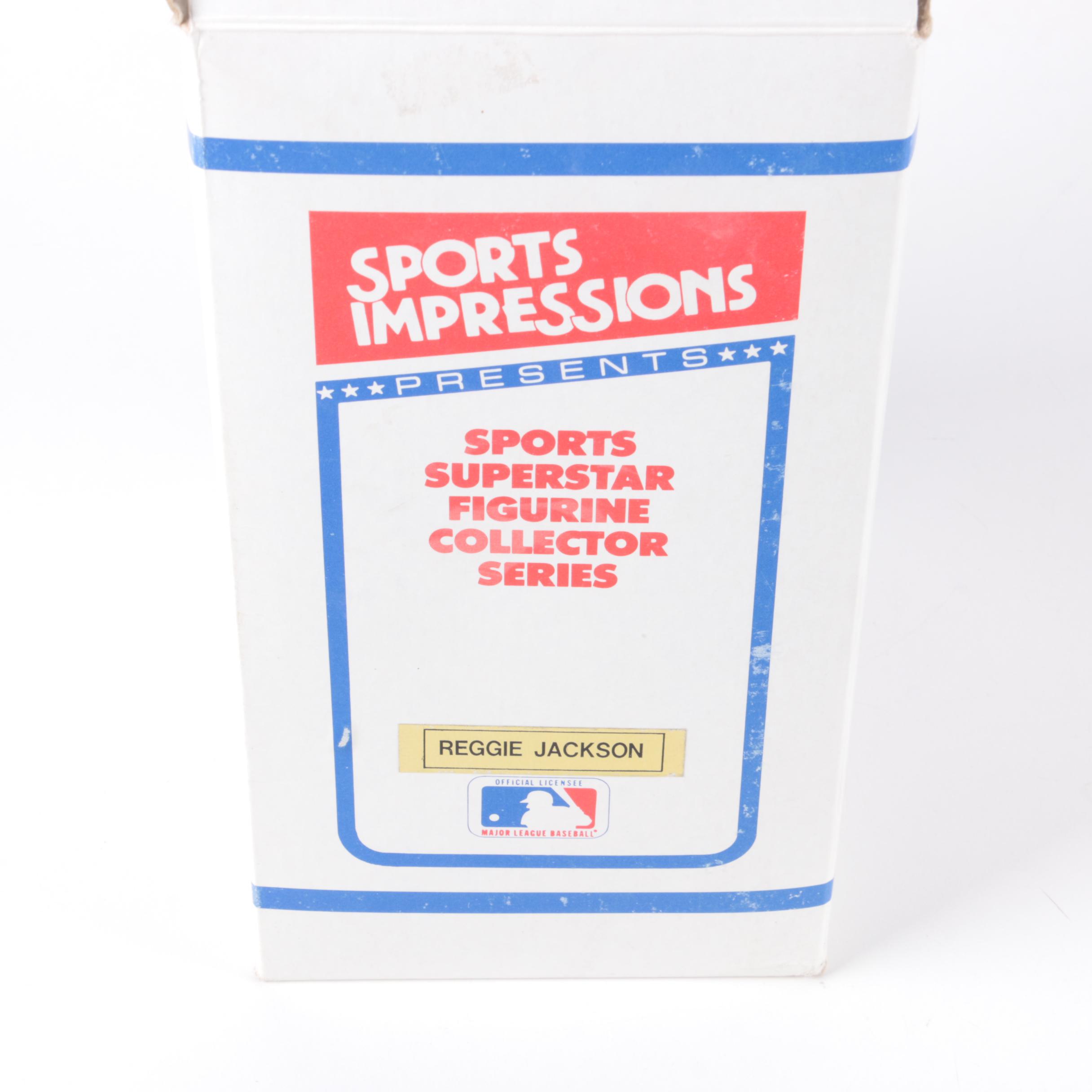 Limited Edition Reggie Jackson Figurine, More NBA and NFL Figurines