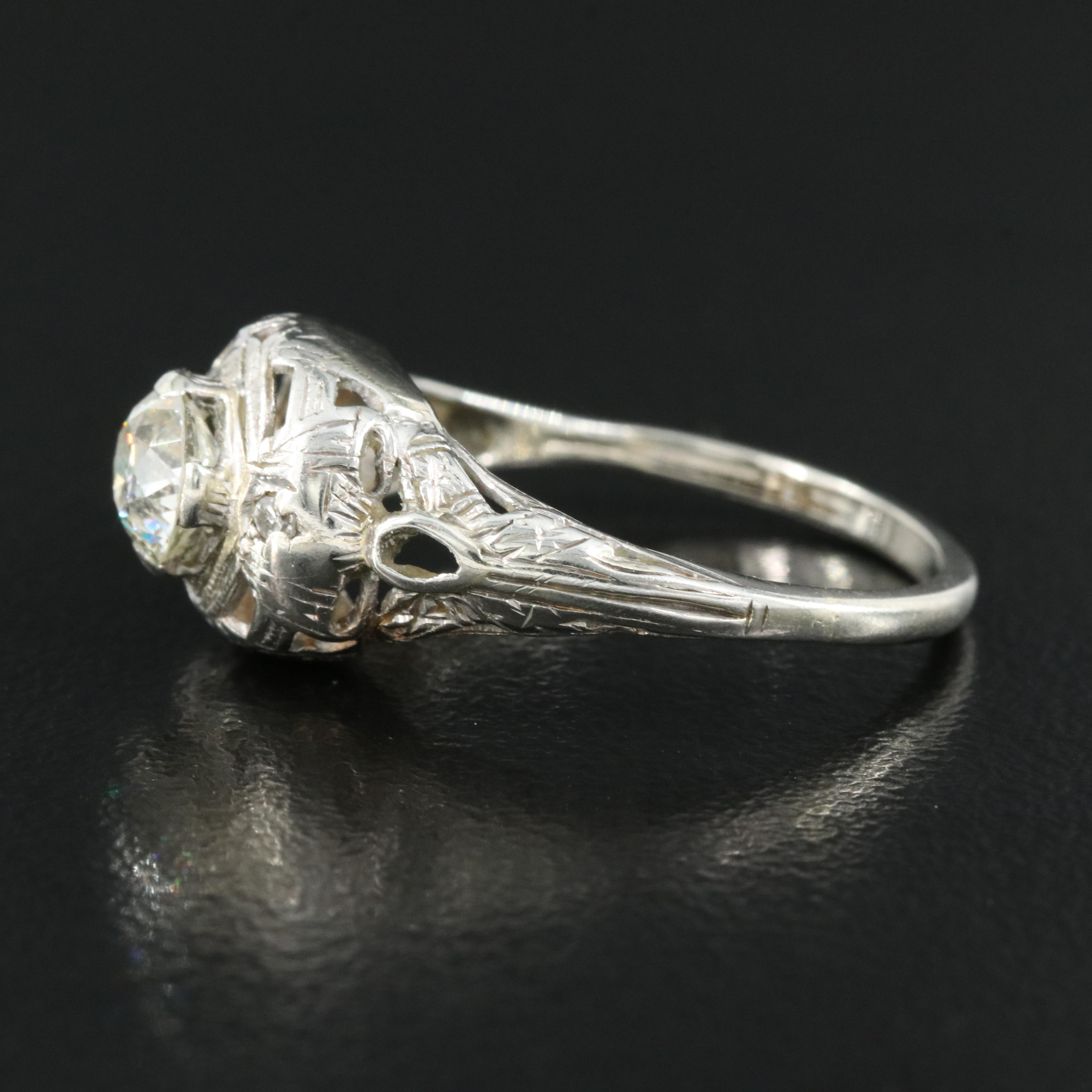 18K 0.59 CTW Diamond and Sapphire Ring with 14K Accents