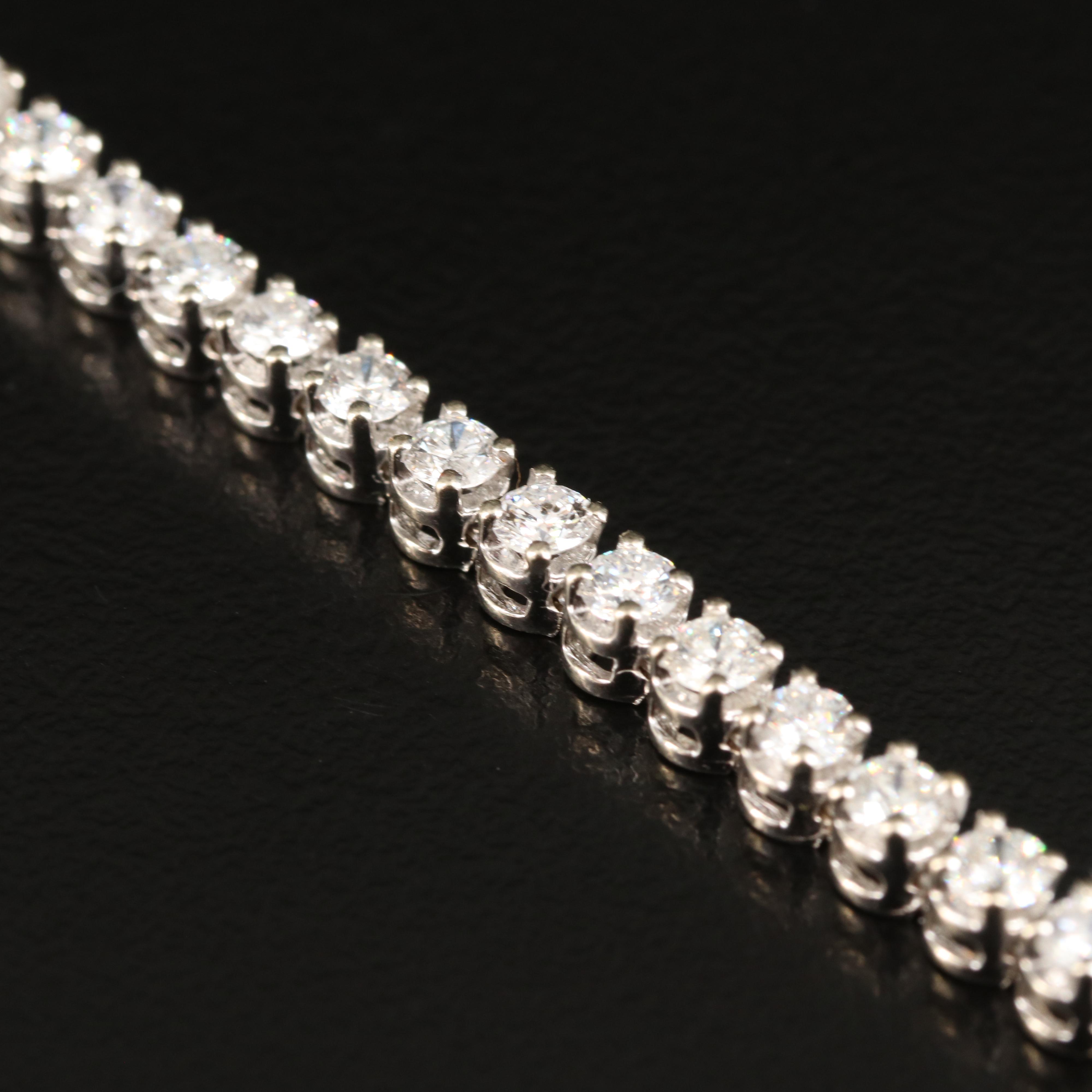 14K 4.15 CTW Diamond Line Bracelet