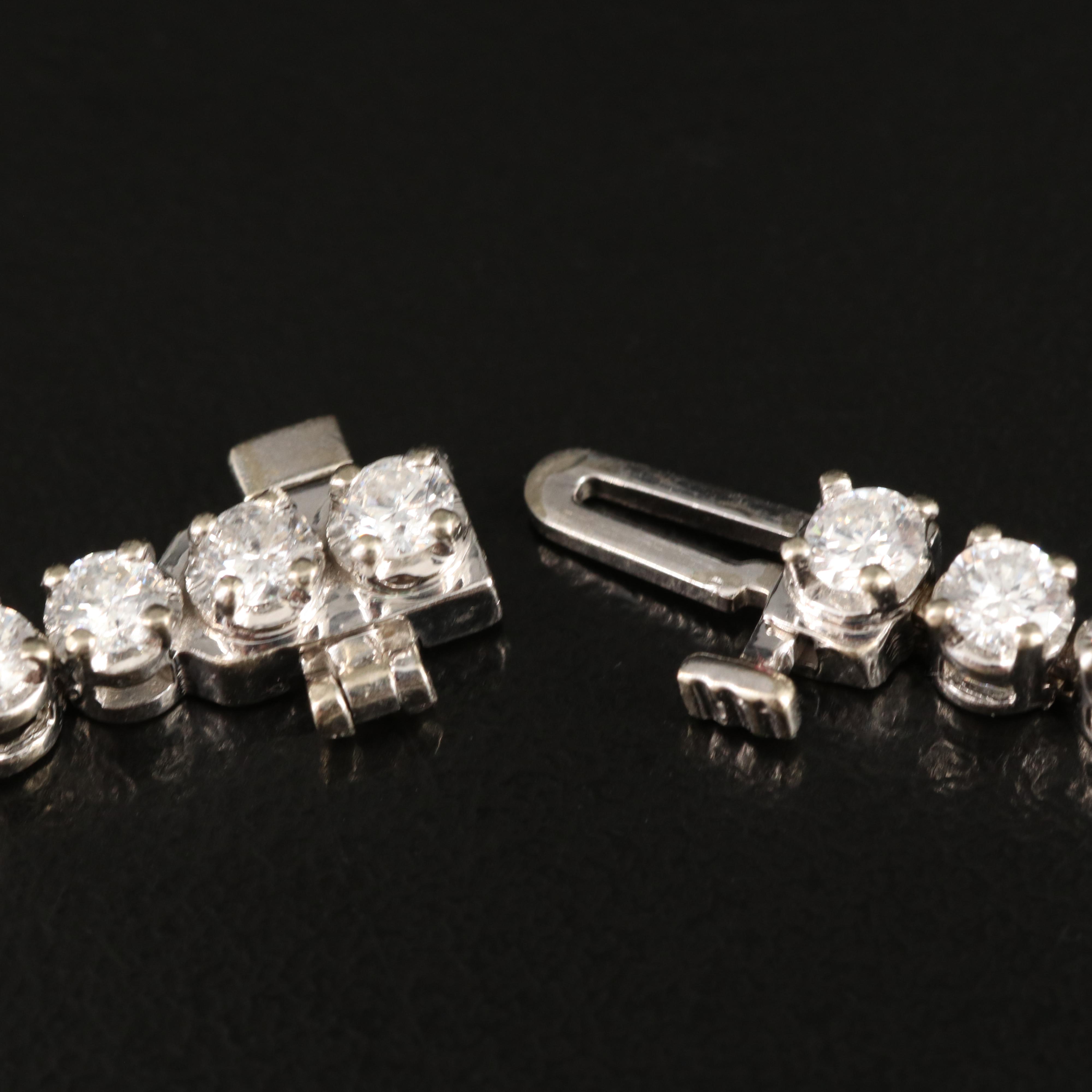 14K 4.15 CTW Diamond Line Bracelet