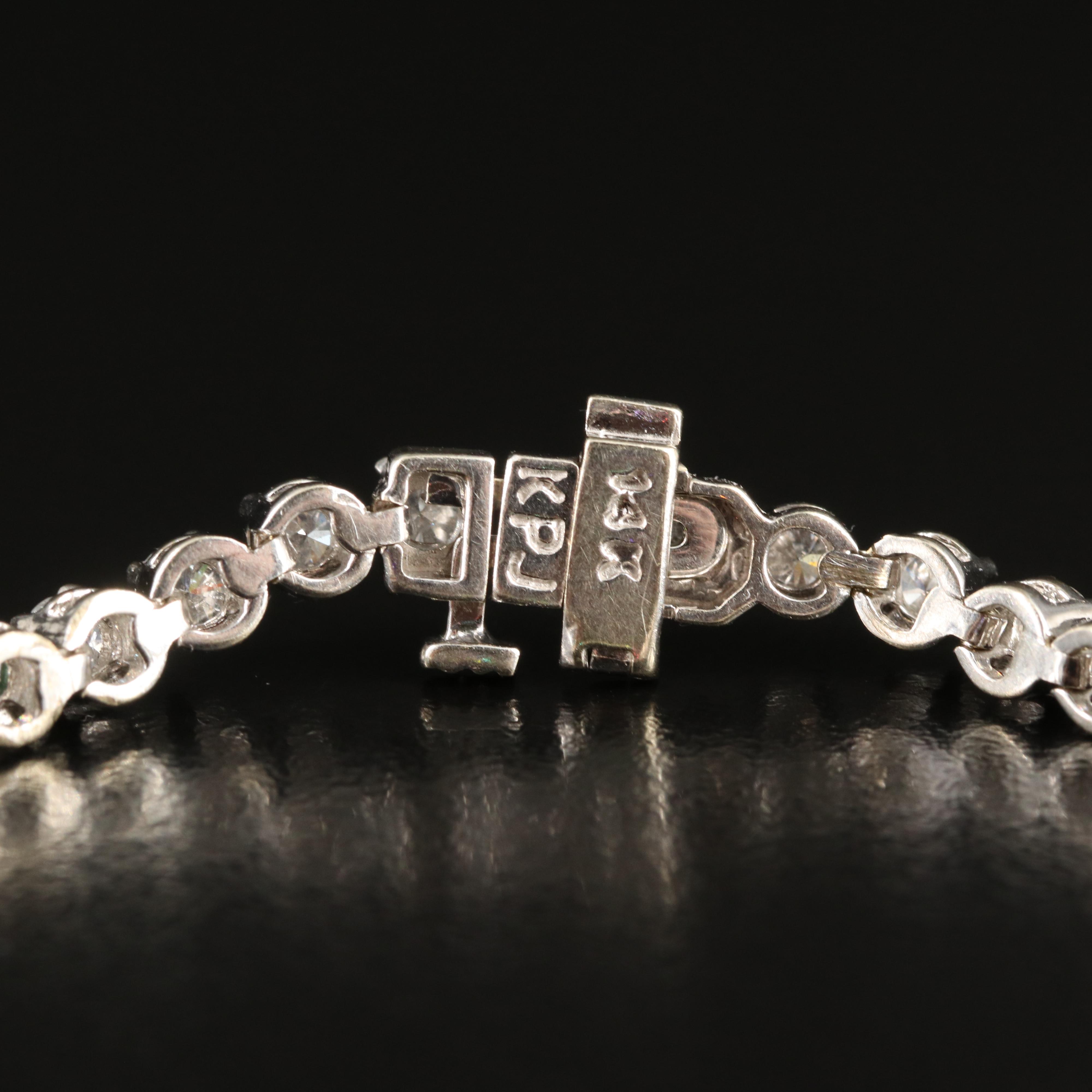 14K 4.15 CTW Diamond Line Bracelet
