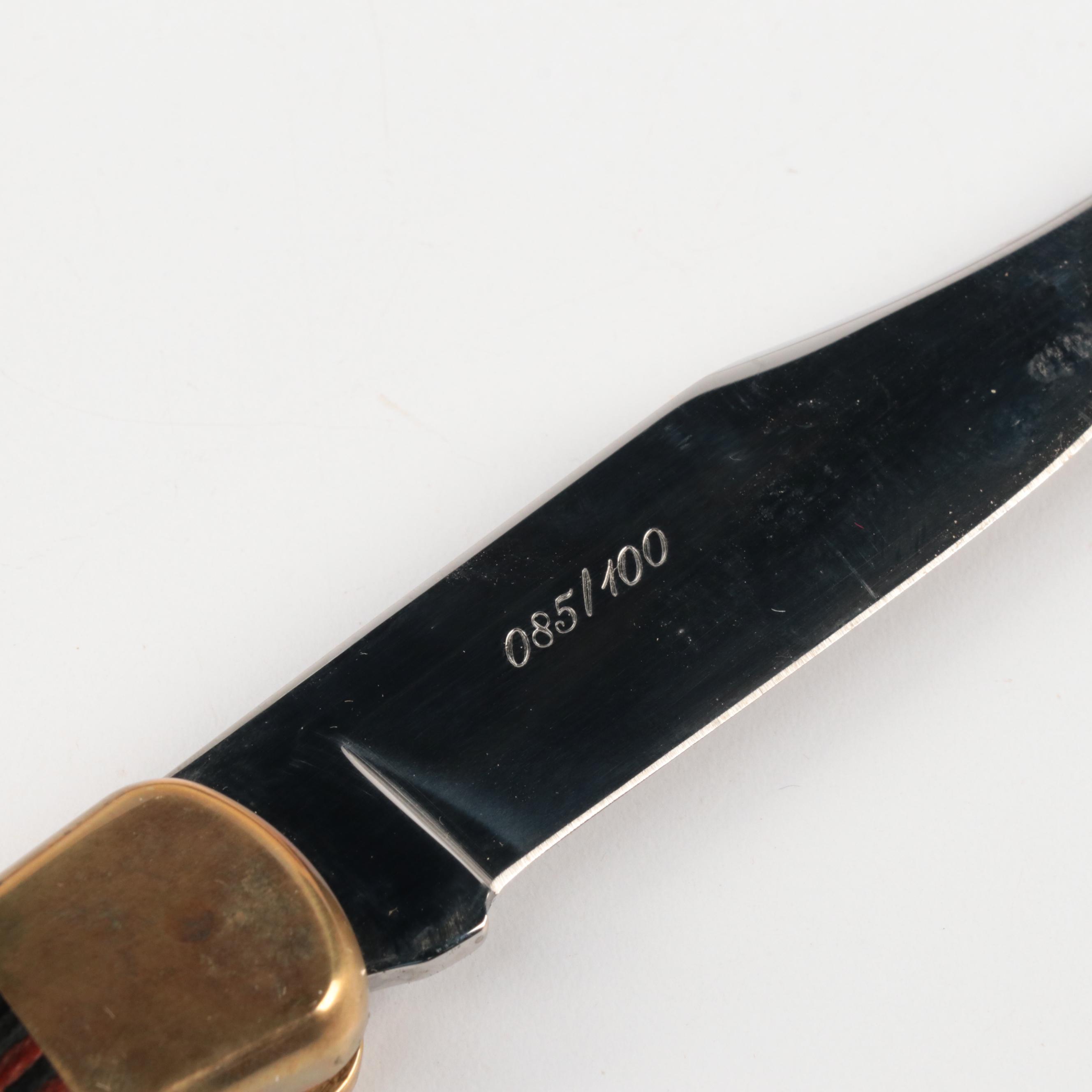 Buck U. S. S. Battleship Iowa Limited Edition Folding Knife