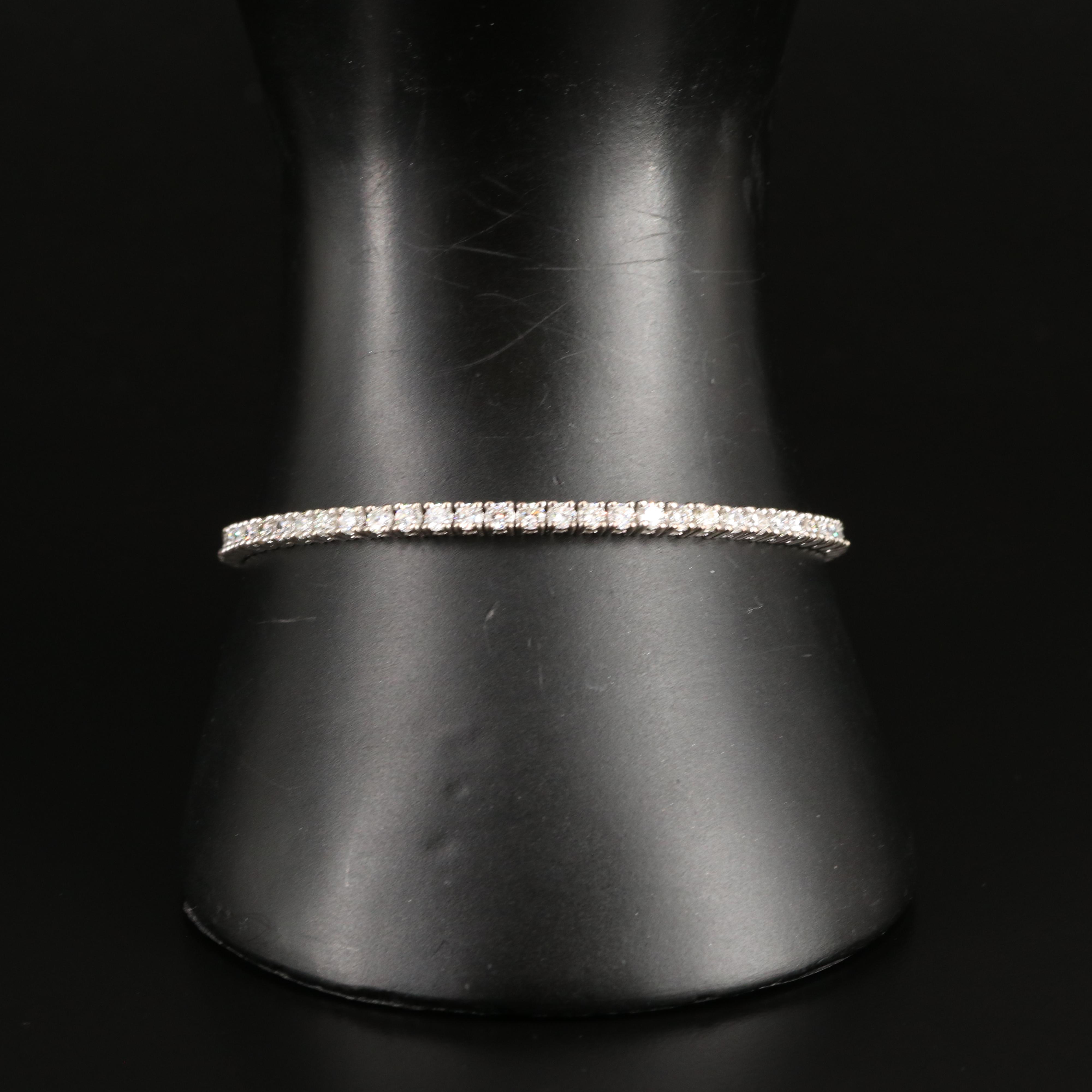 14K 4.09 CTW Diamond Line Bracelet