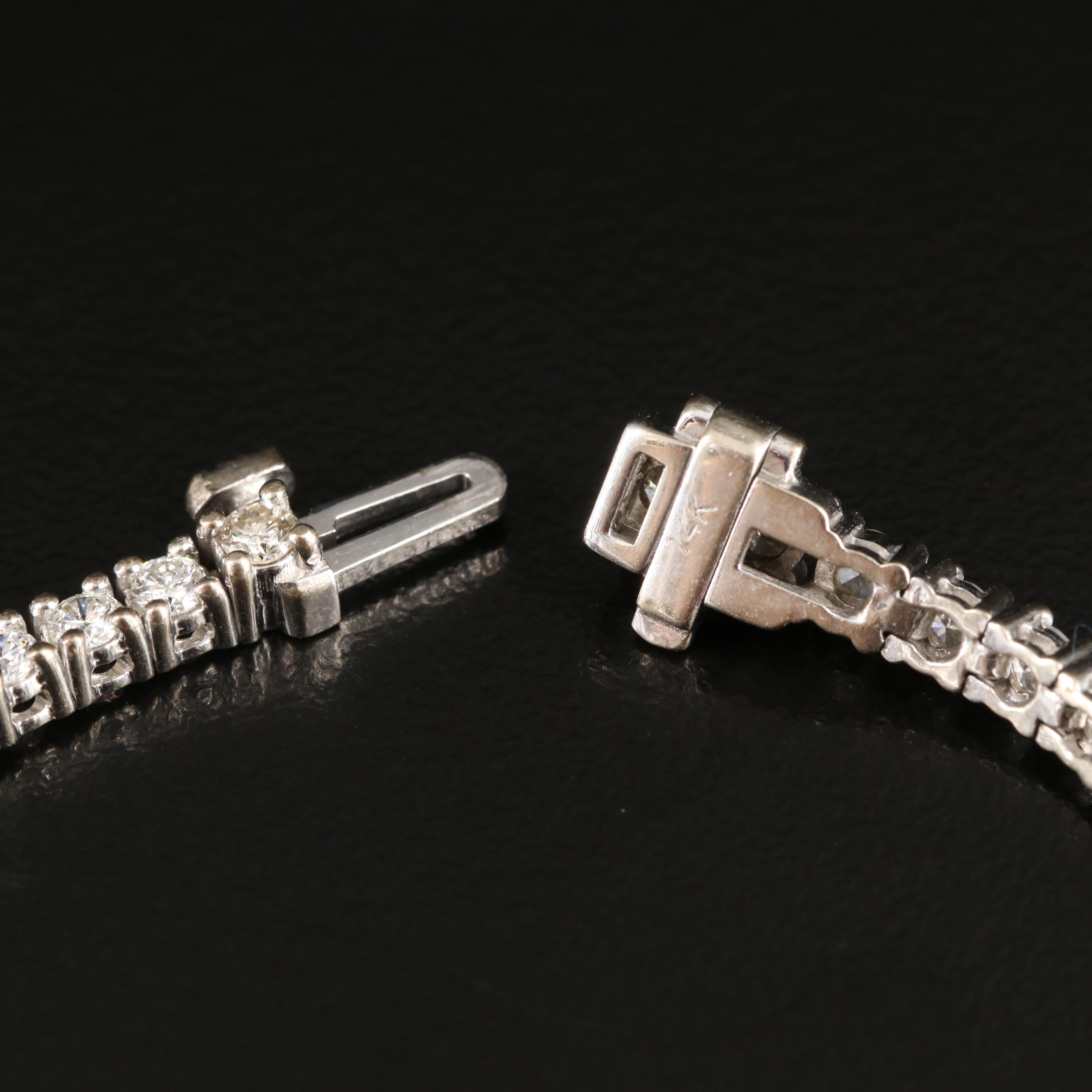 14K 4.09 CTW Diamond Line Bracelet