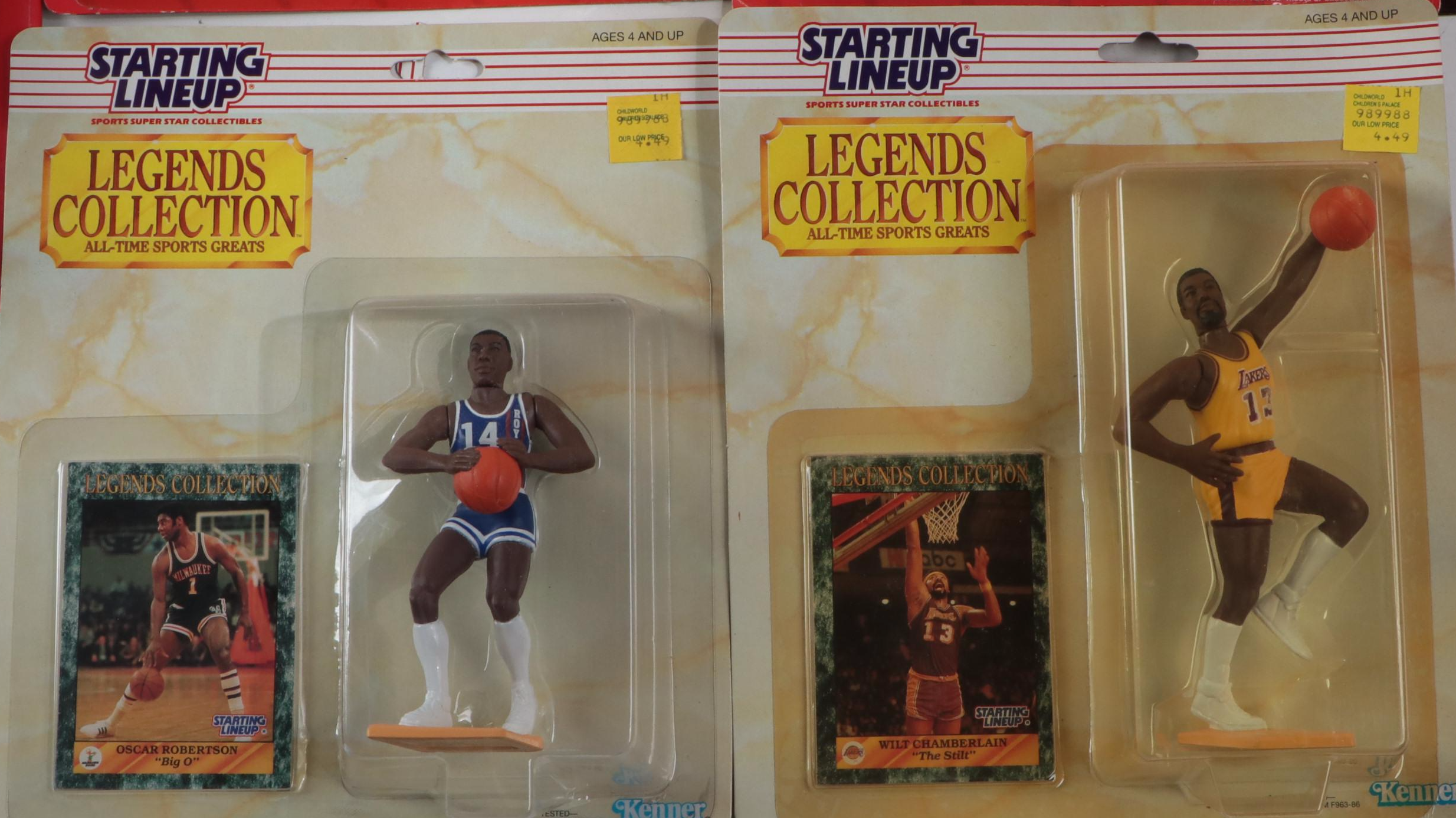 Kenner Starting Lineup Legends Shaq, Bird, Erving, More NBA Basketball Figures