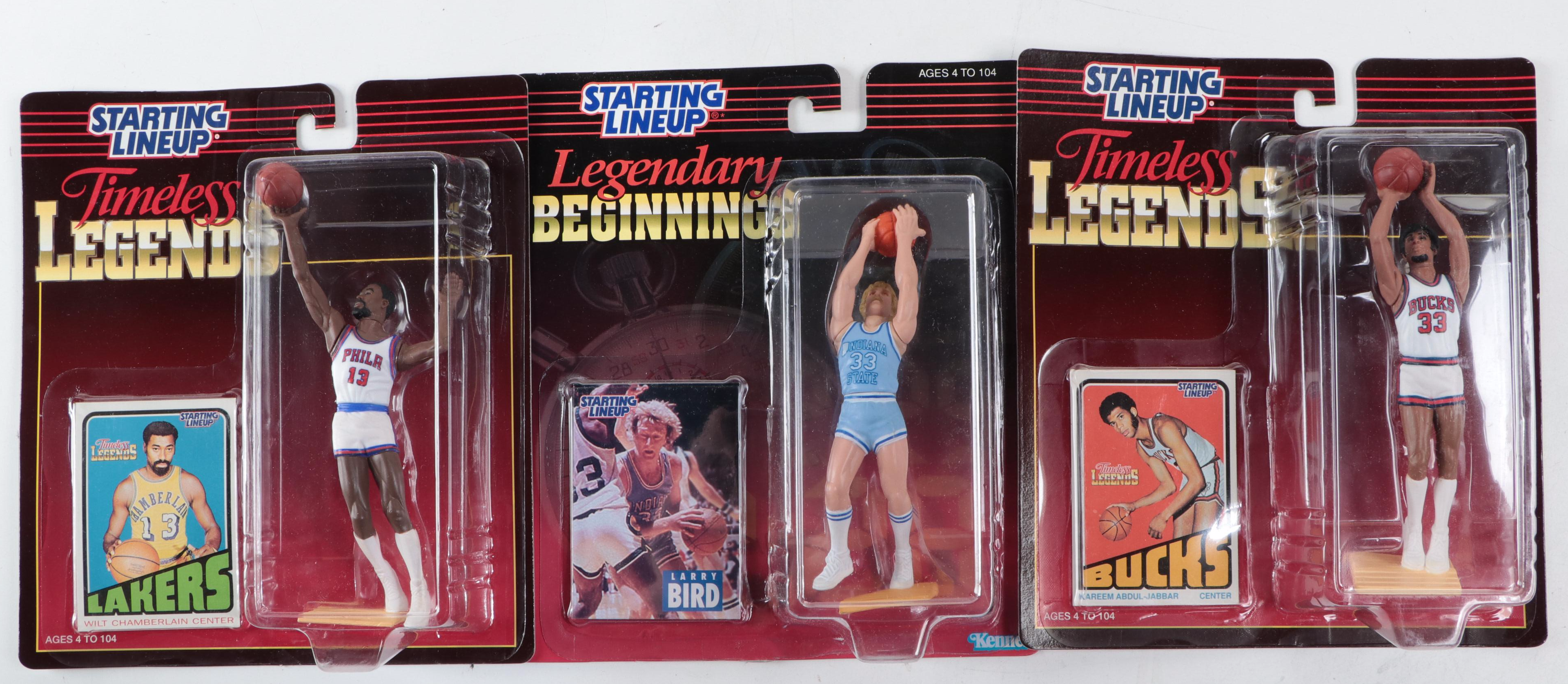 Kenner Starting Lineup Legends Shaq, Bird, Erving, More NBA Basketball Figures